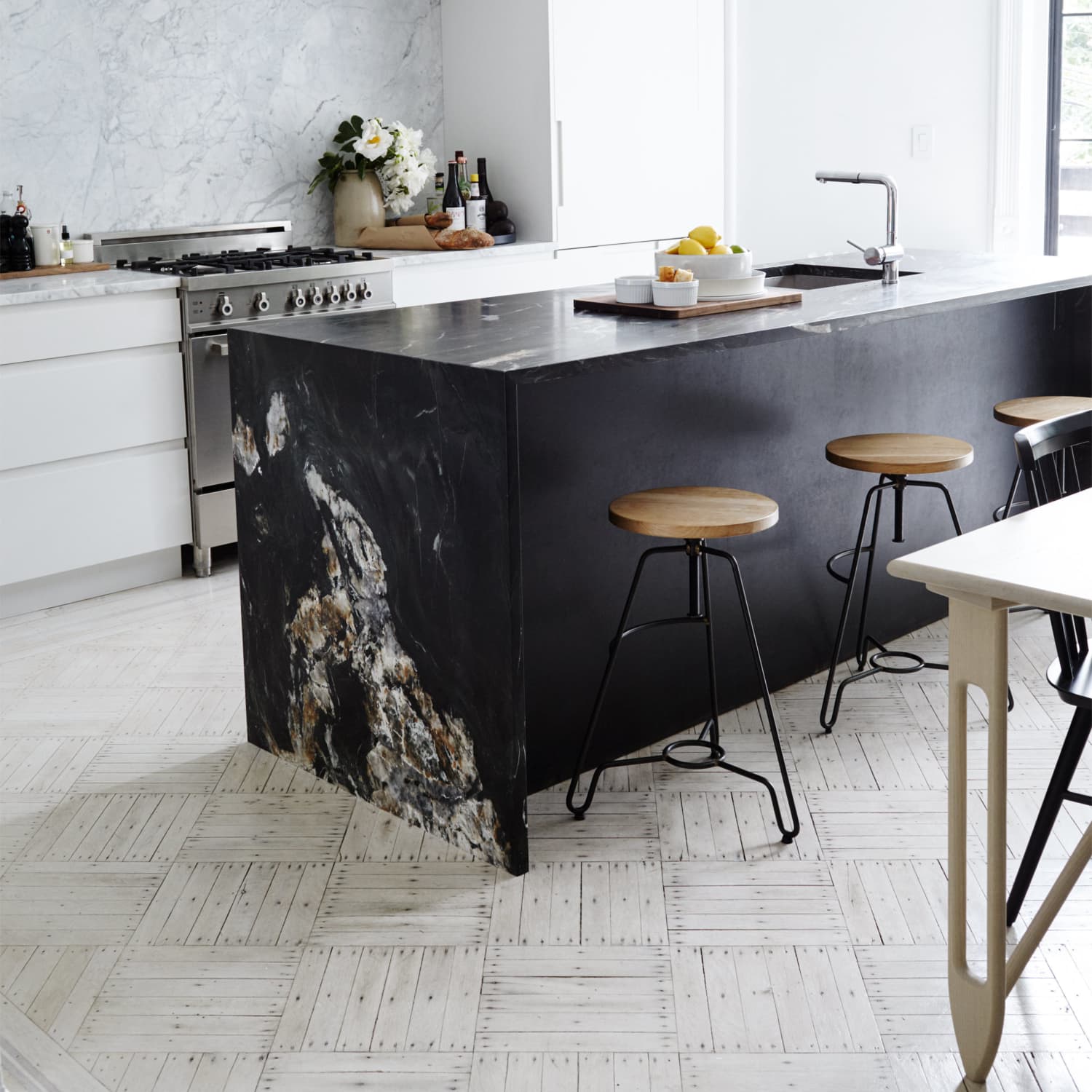 Kitchen Design Black Marble Is The New White Marble Apartment Therapy Home › 16 black and white marble chess set. kitchen design black marble is the new