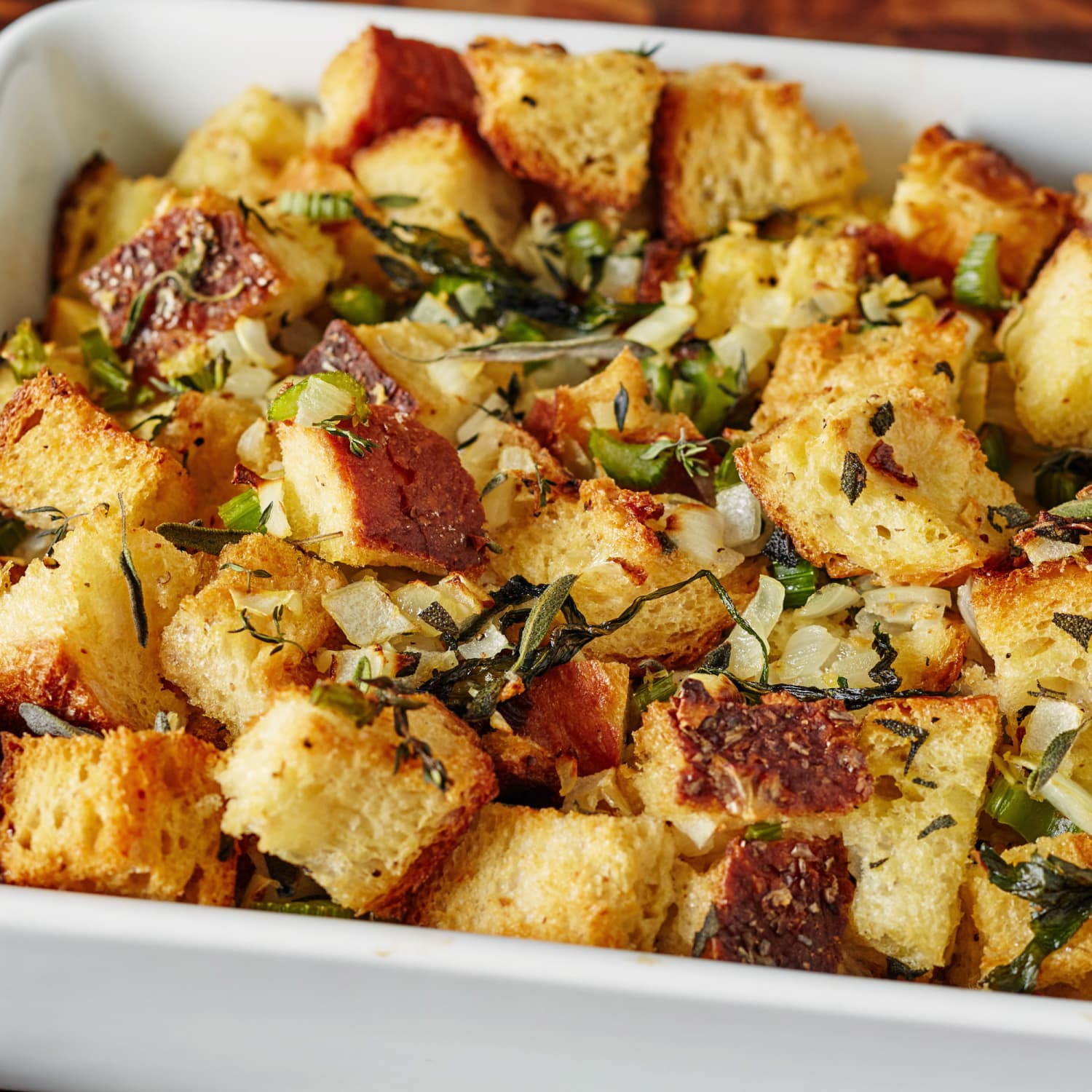 How To Make Thanksgiving Stuffing The Best Classic Recipe Kitchn
