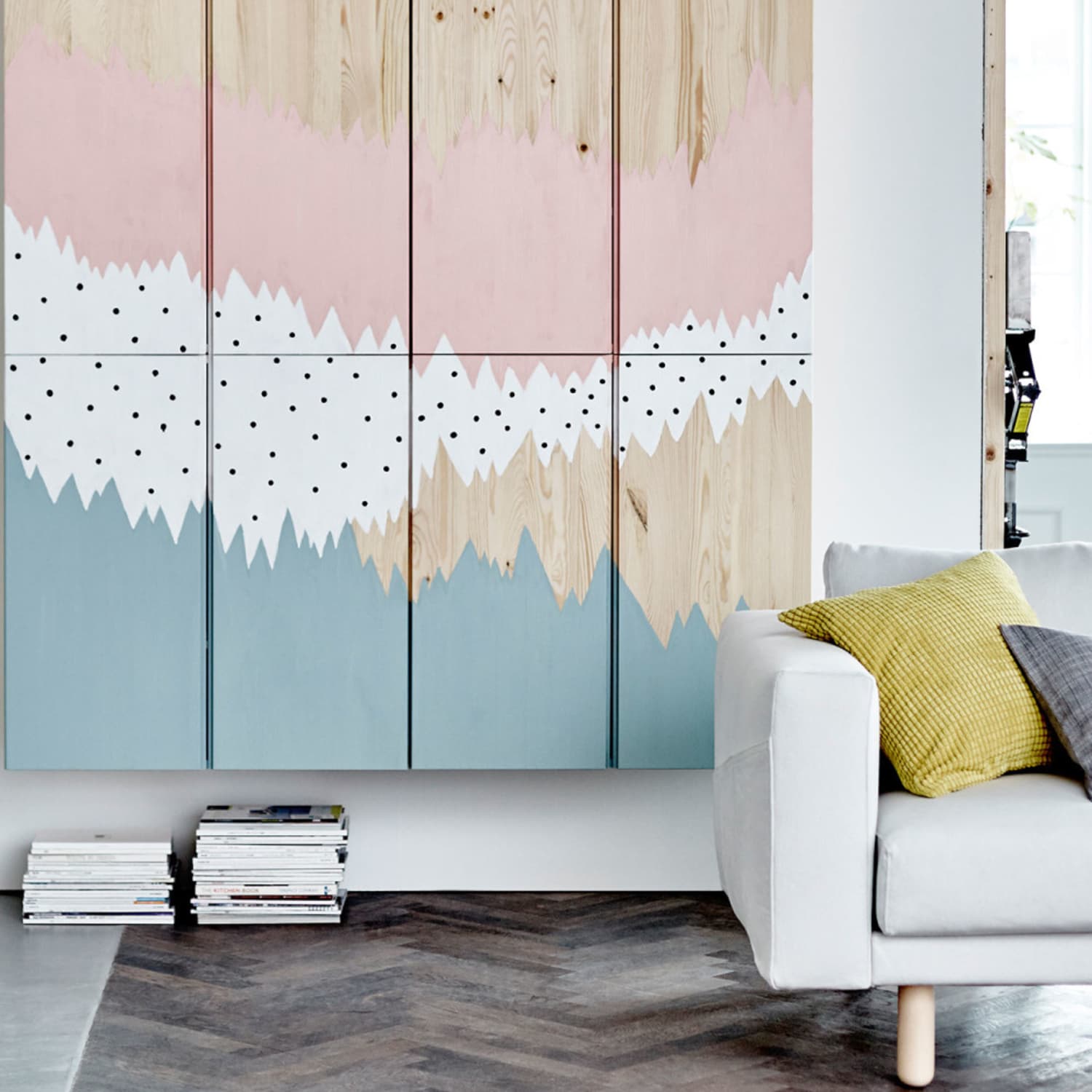 Ikea Art Hack Ideas For Large Blank Walls Apartment Therapy