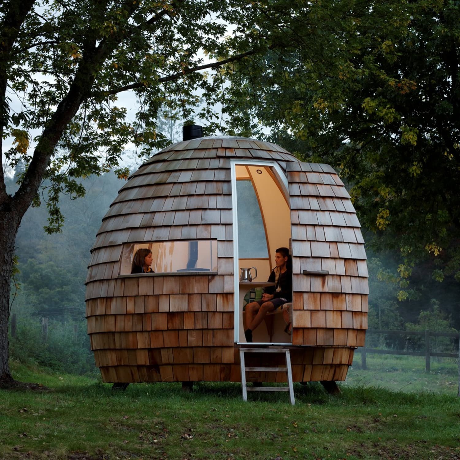 Need An Escape There S A Tiny Rotating Backyard Pod For That Apartment Therapy