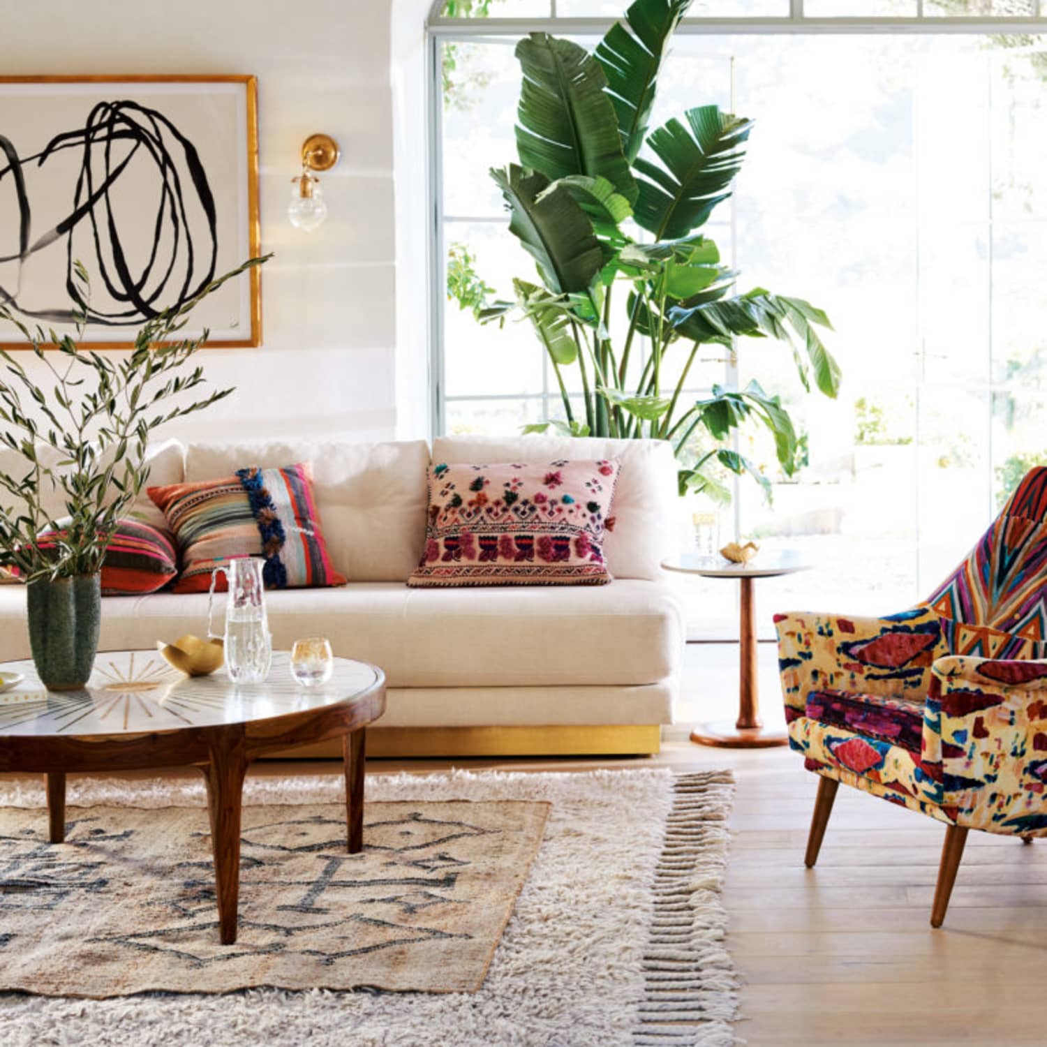 Layered rugs in living room : how to make the right choices