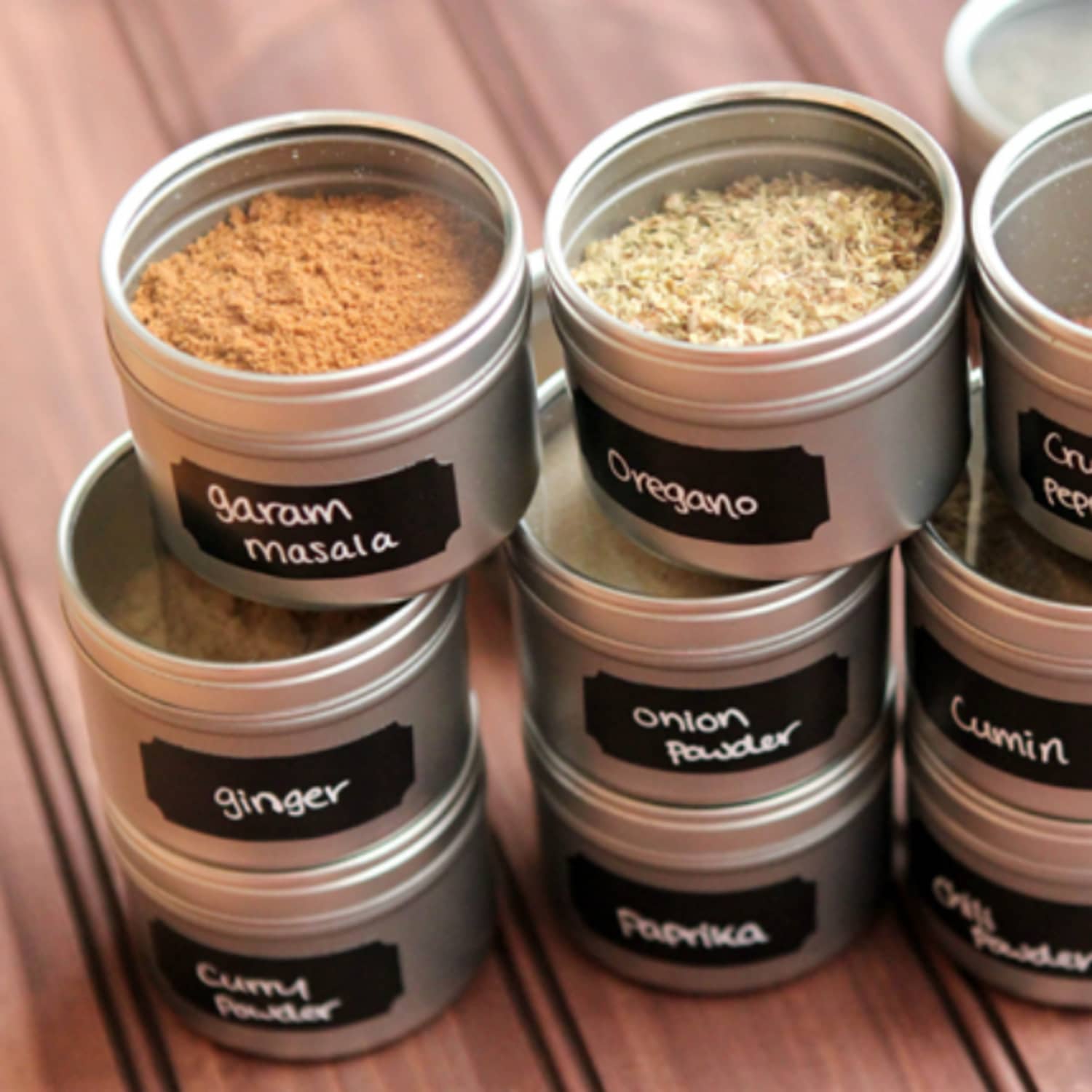 beautiful spice jars