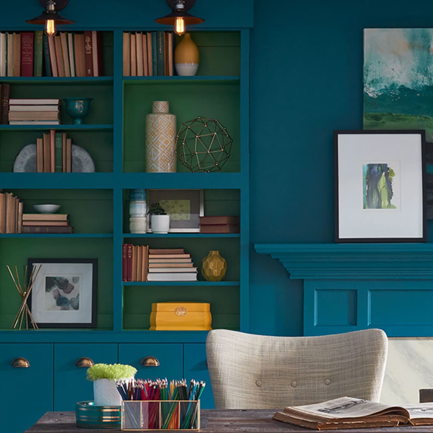 What is Peacock Blue? 8 Decor Ideas For Your Home | Apartment Therapy