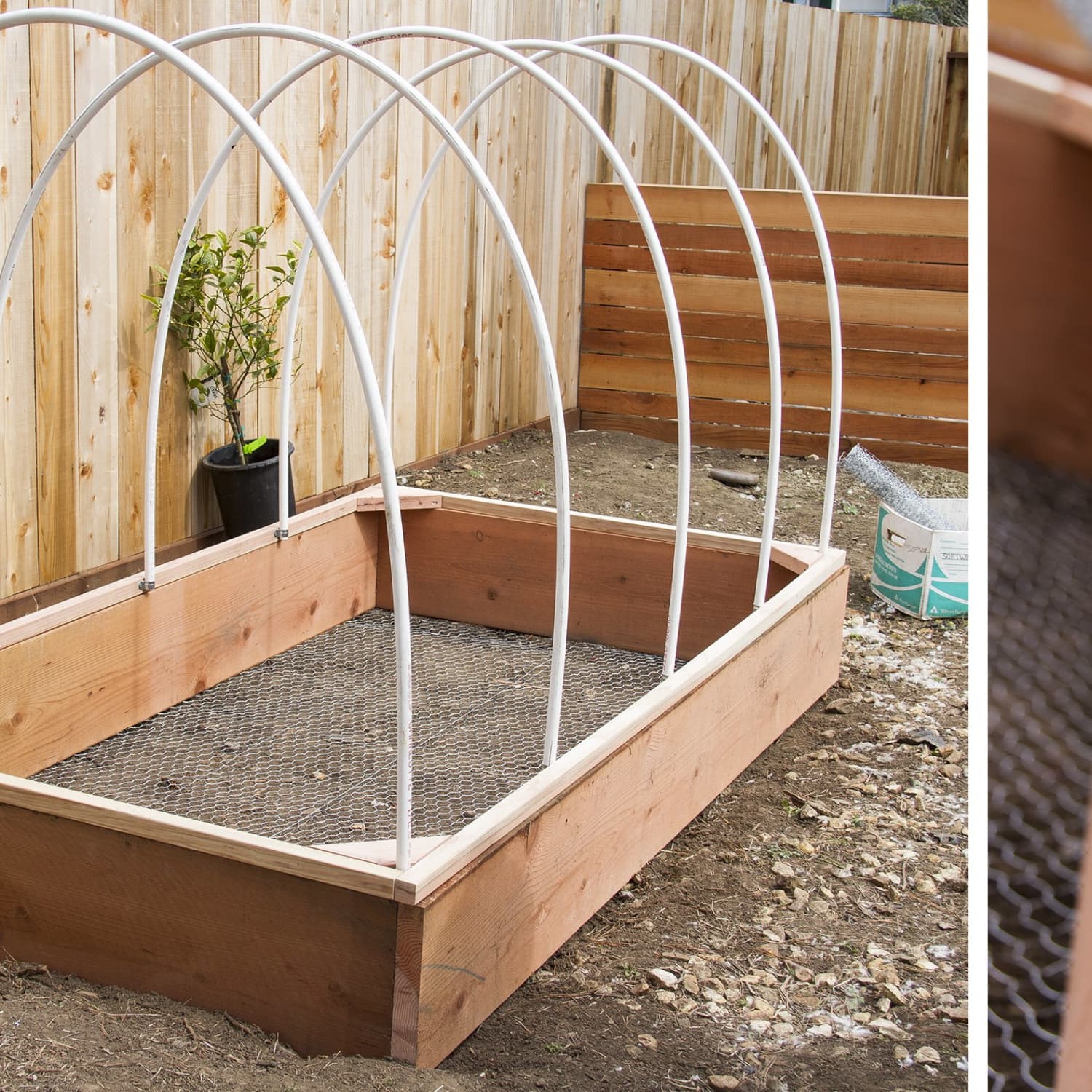 Diy Covered Greenhouse Garden A Removable Cover Solution To