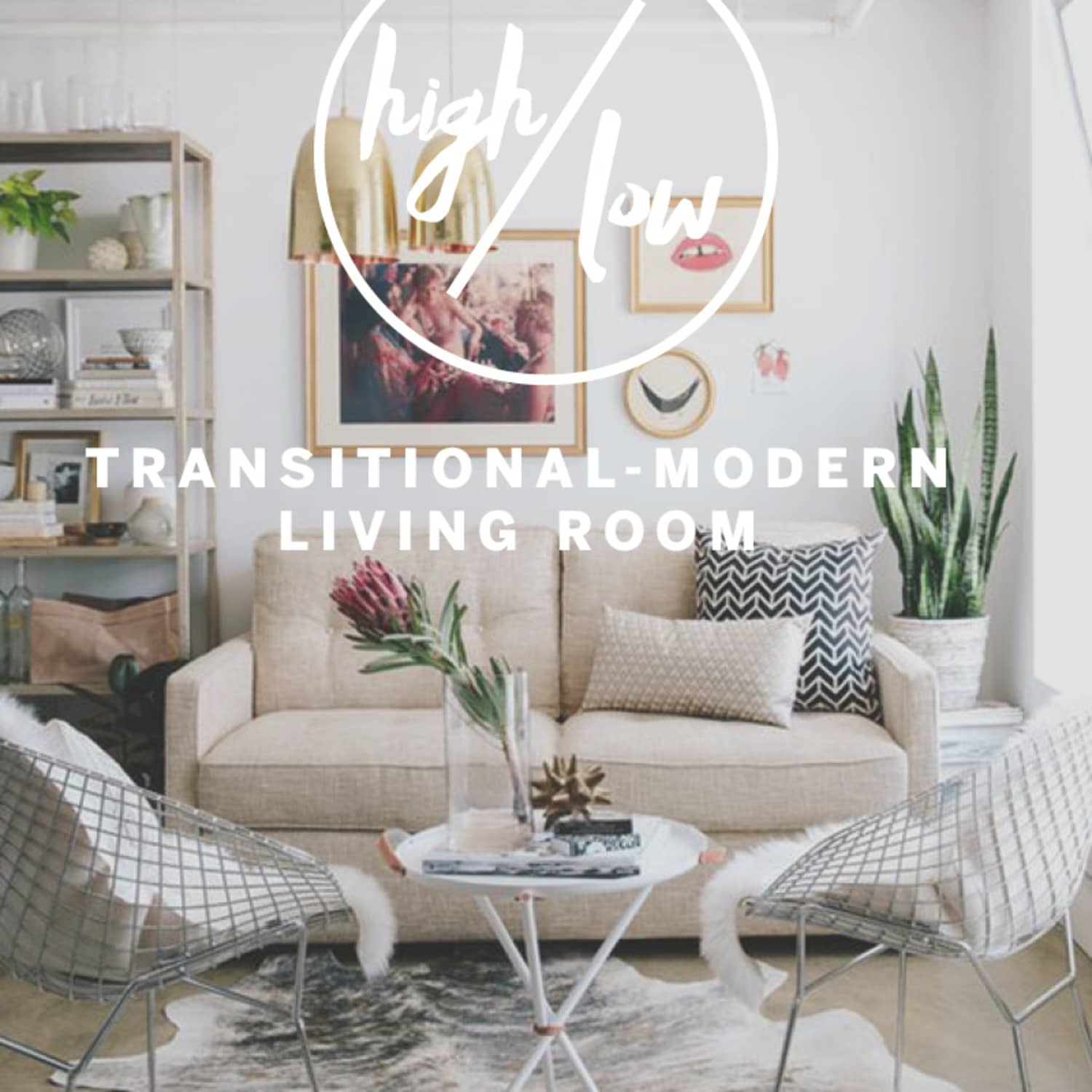 High And Low Transitional Modern Living Room Apartment Therapy