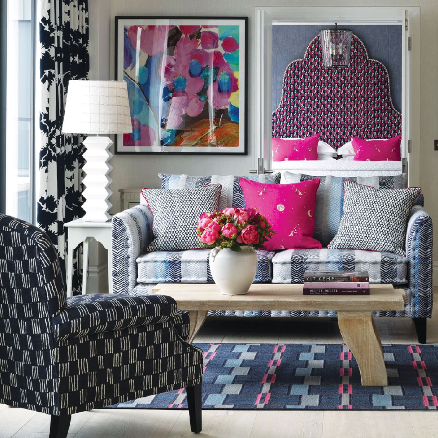 High Low A Living Room That Gets Pattern Mixing Just Right