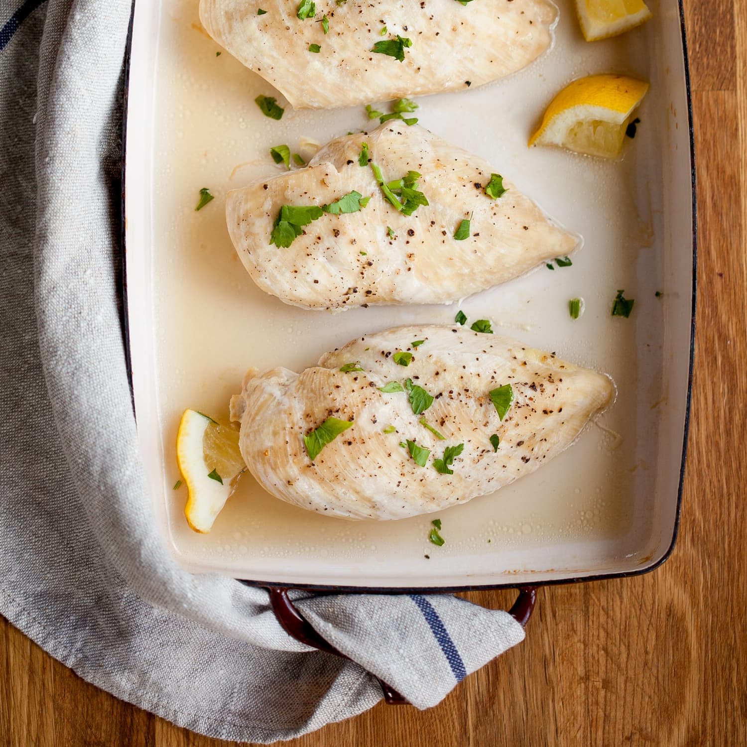 How to Bake Boneless Skinless Chicken Breasts - Buttered Side Up