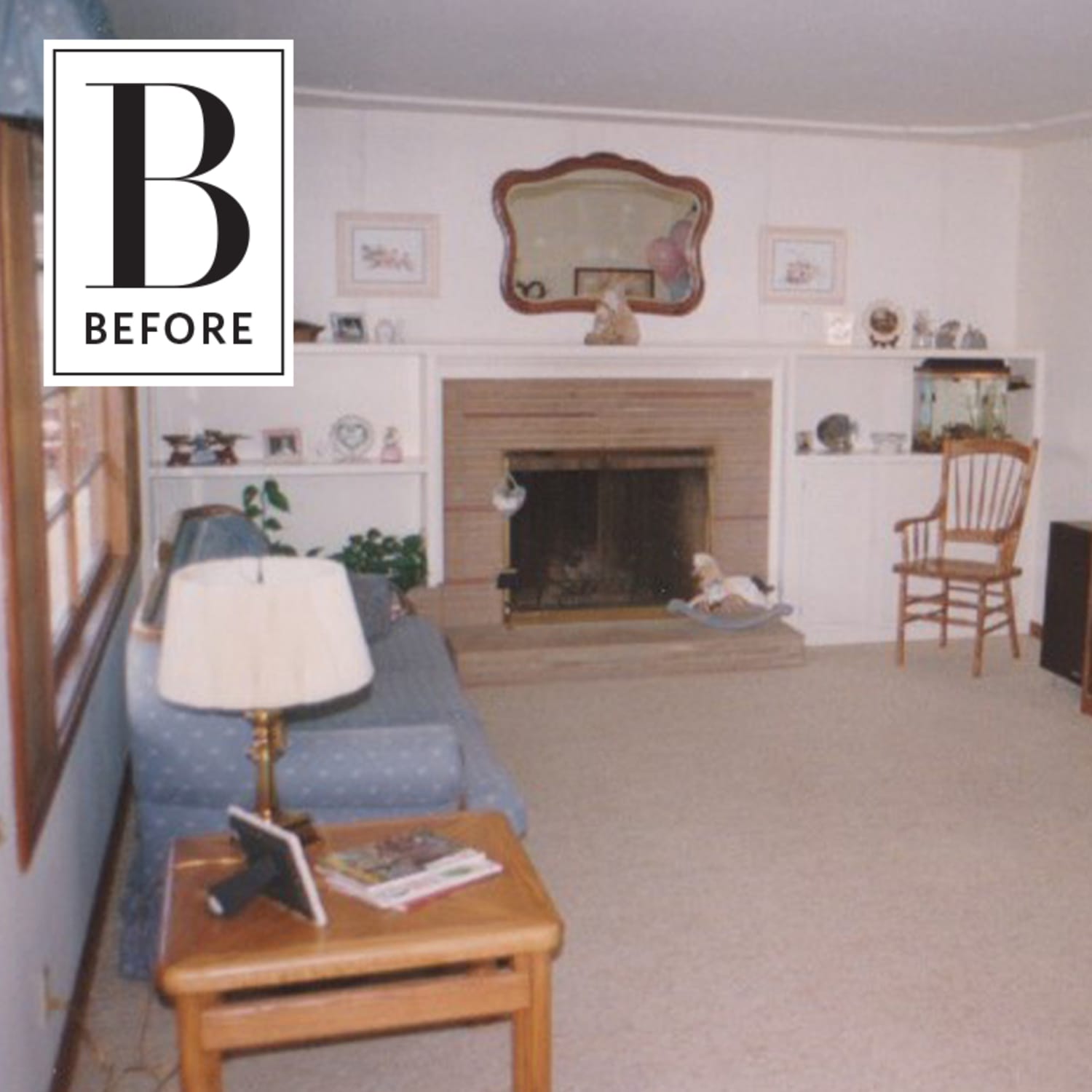 Before And After 90s Living Room Dark Makeover Apartment Therapy