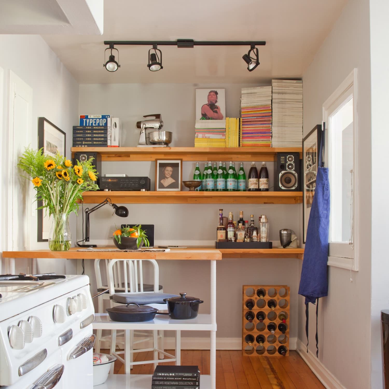 Tiny Kitchens so well designed + fully functional that they feel