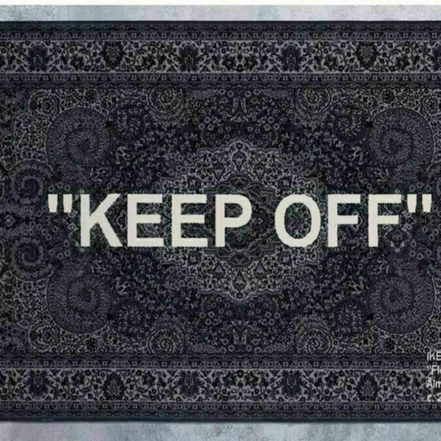 People How You Really Feel With This “Keep Off” Rug | Apartment Therapy