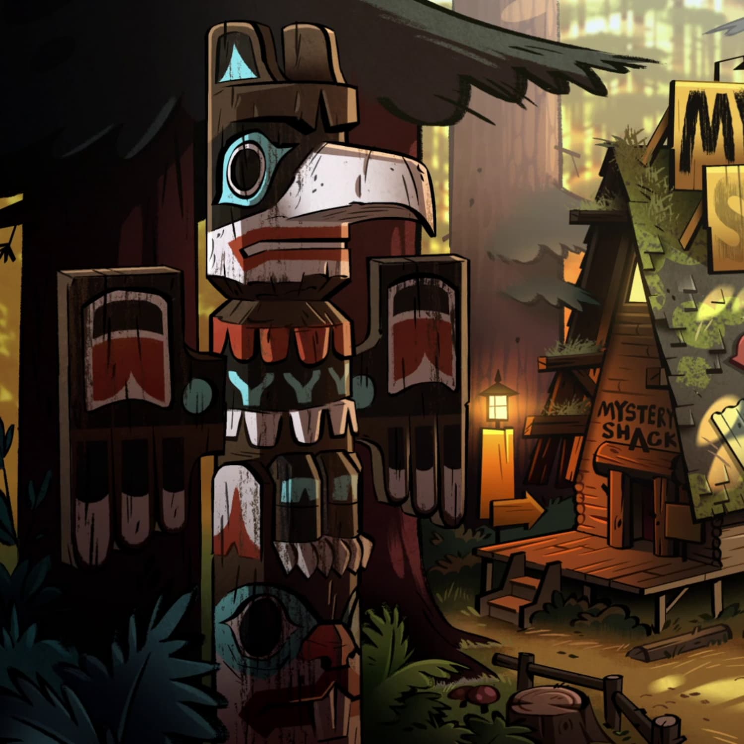 gravity falls mystery shack details set