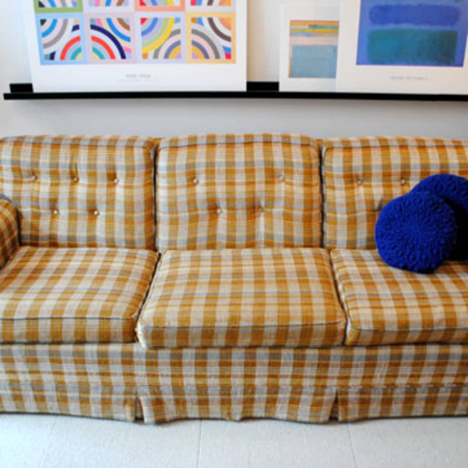 Ode to an Old Plaid Sofa | Apartment Therapy