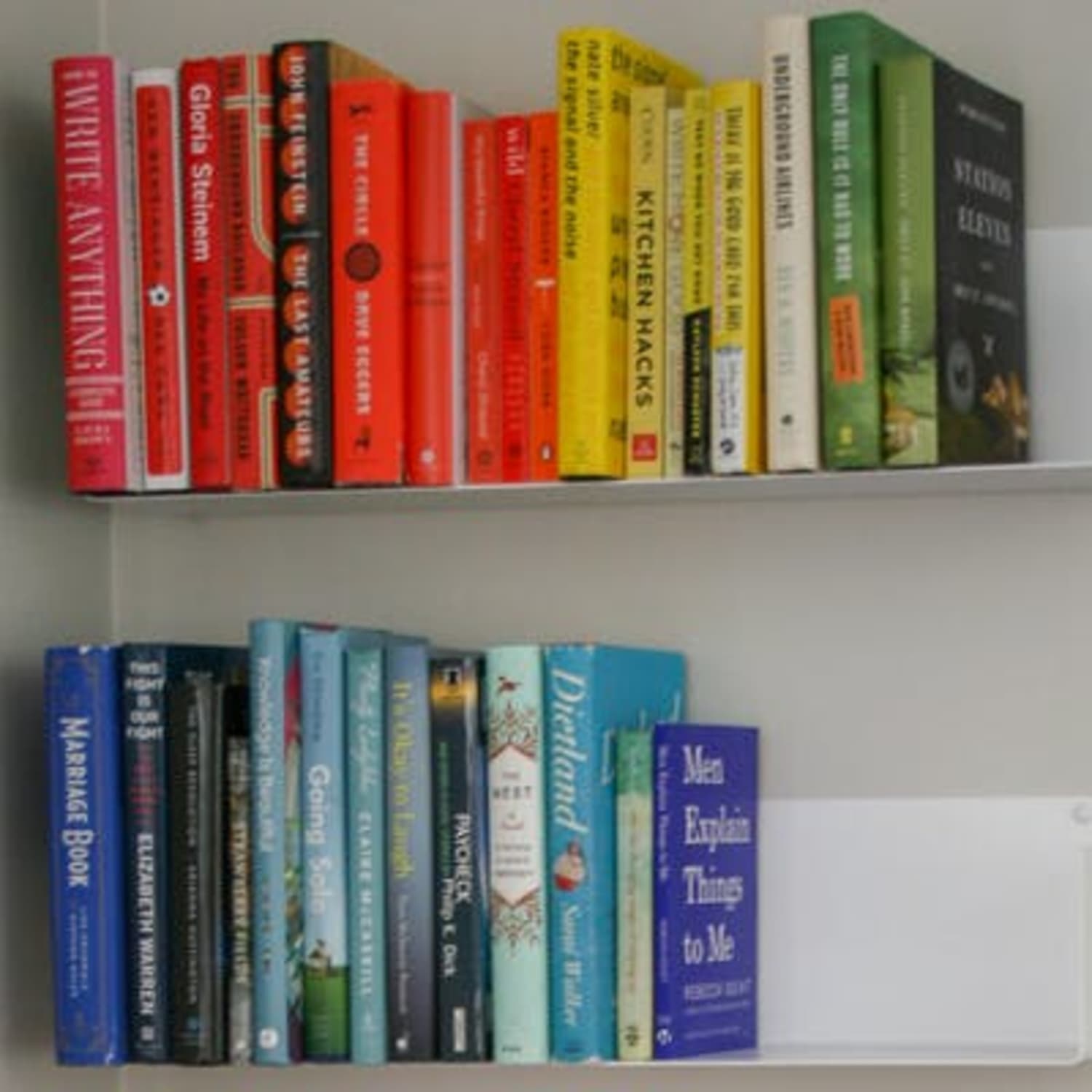 Amazon Floating Bookshelf Small Space Idea Apartment Therapy