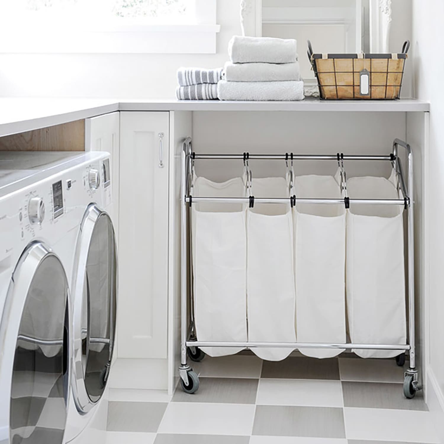 Small Space Laundry Zone Solution for Air Drying Linens — The Tiny