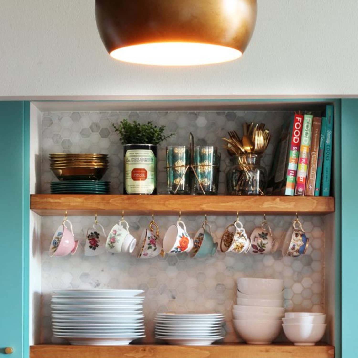 16 Kitchen Shelf Ideas That Will Double Your Storage Space Apartment Therapy