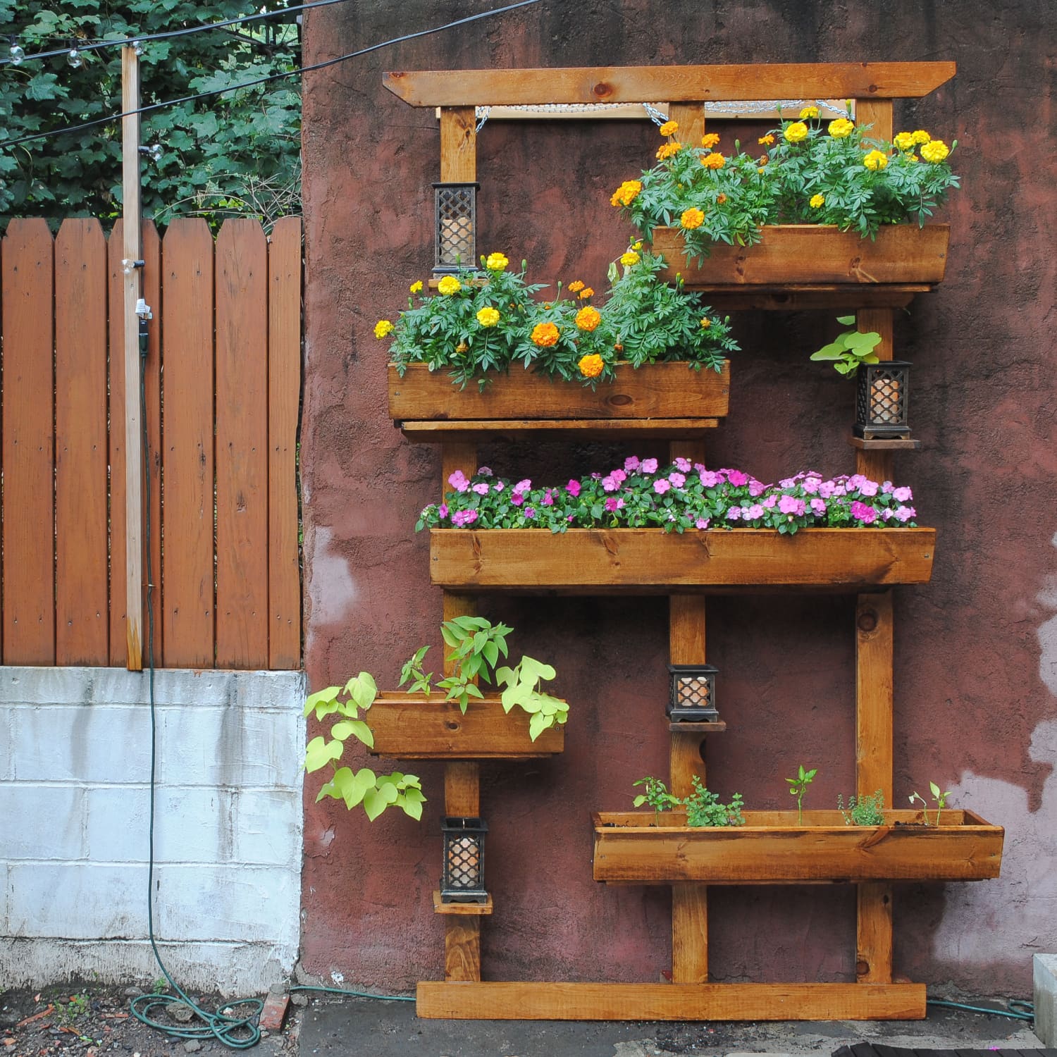 How to Build a Vertical Garden for Your Backyard   Apartment Therapy