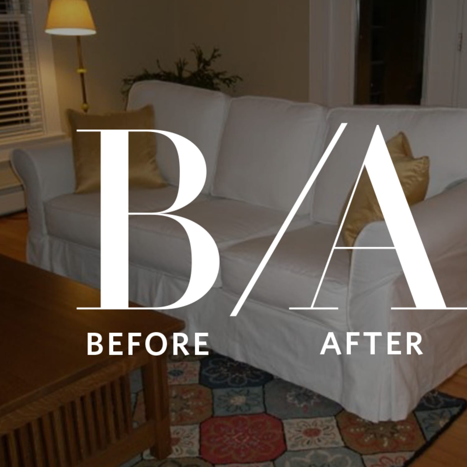 Before & After Photos: DIY Sofa Redesign and Rebuild | Apartment 