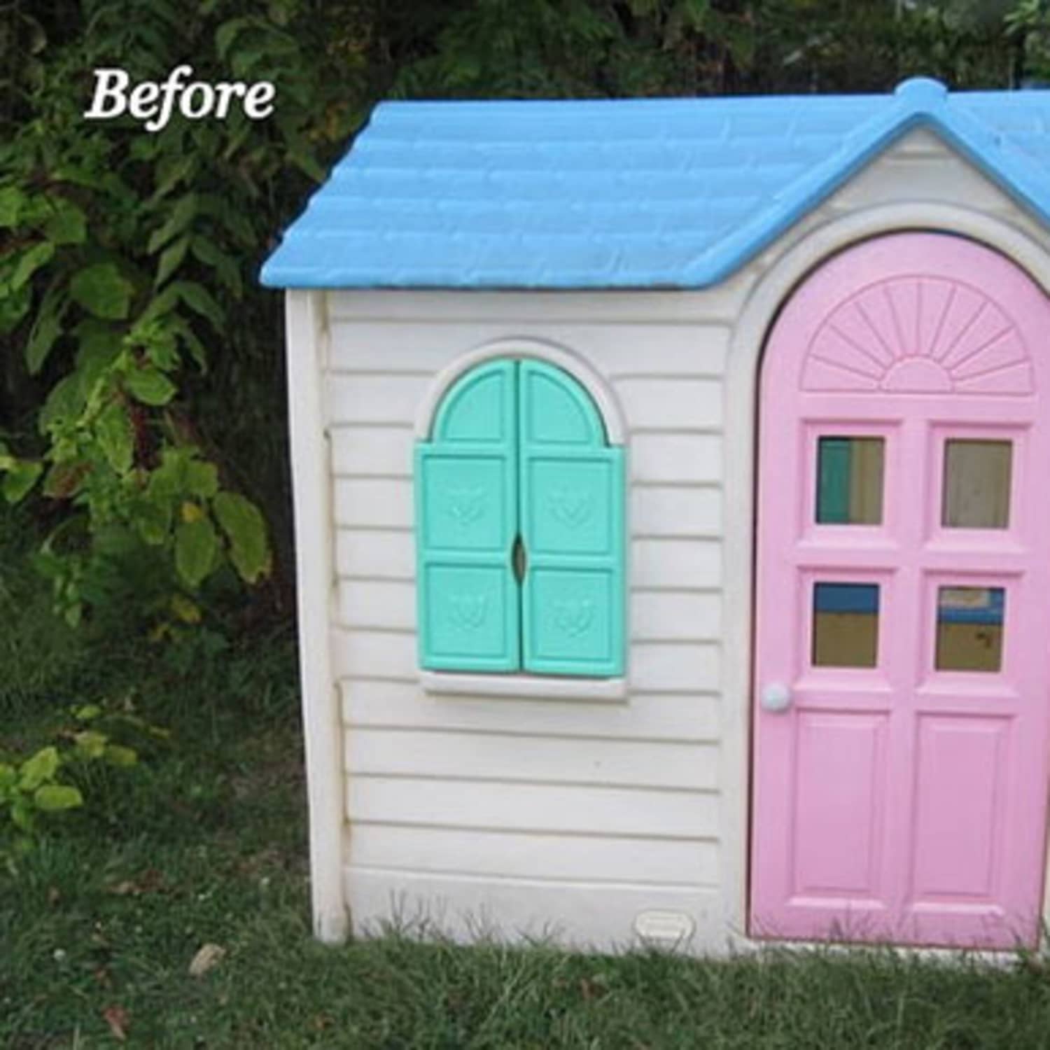 A Little Tikes House Gets a Paint Job 