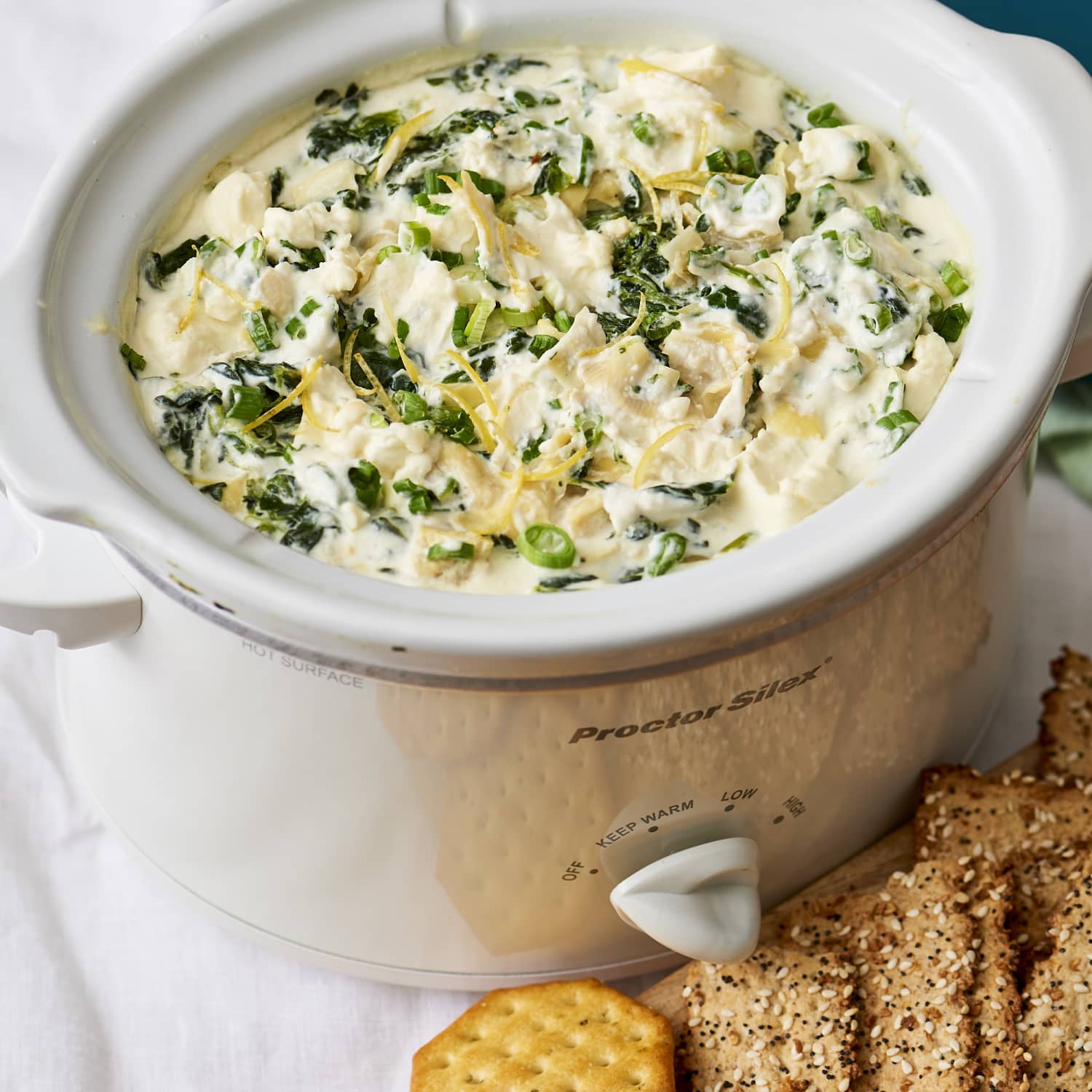 Crockpot Spinach Artichoke Dip