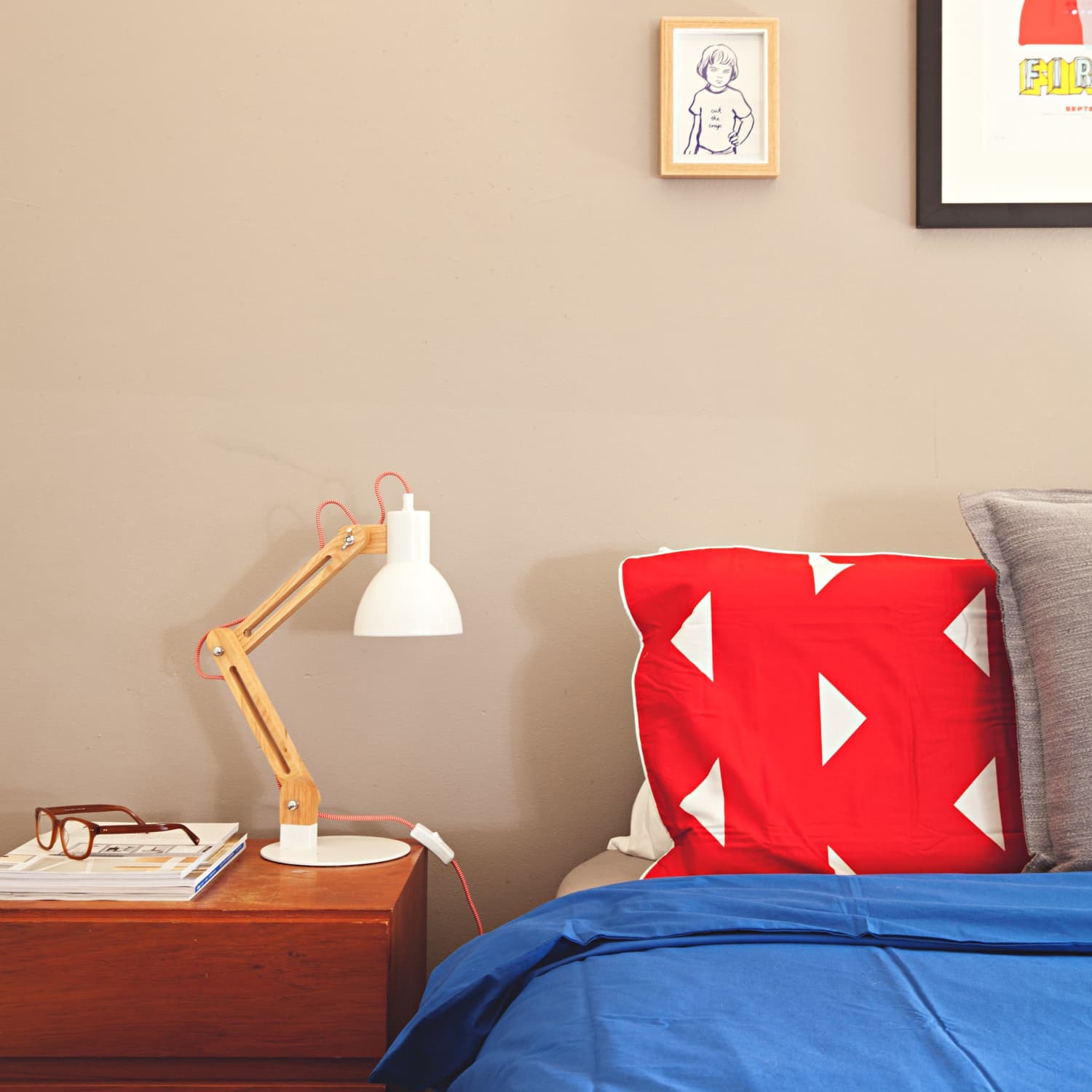 beige apartment walls