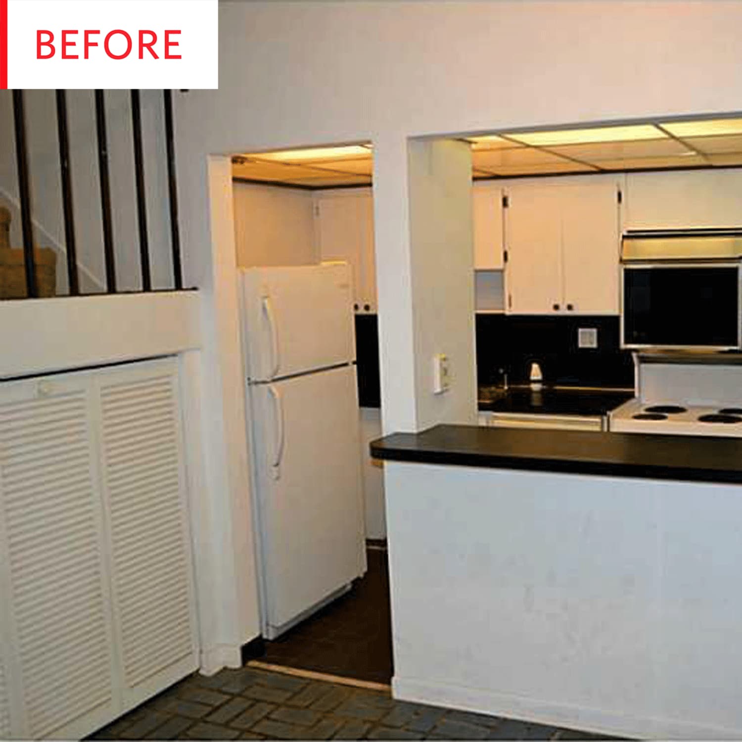 Before And After A Sad 70s Kitchen S Modern Remodel Apartment Therapy One adjustable shelf is not a well organized cabinet. modern remodel apartment therapy