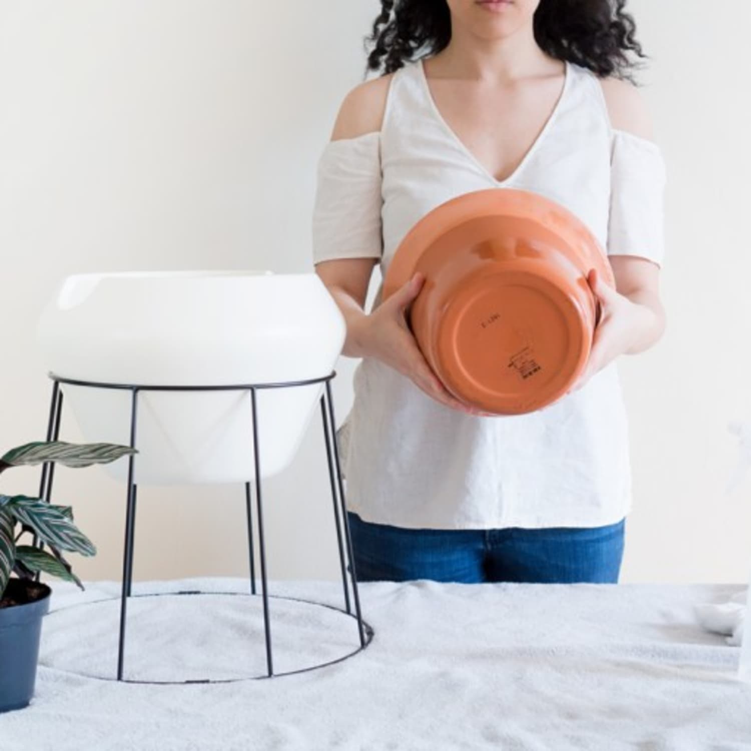 How To Add Drainage Holes To Plant Pots Diy Tutorial Apartment