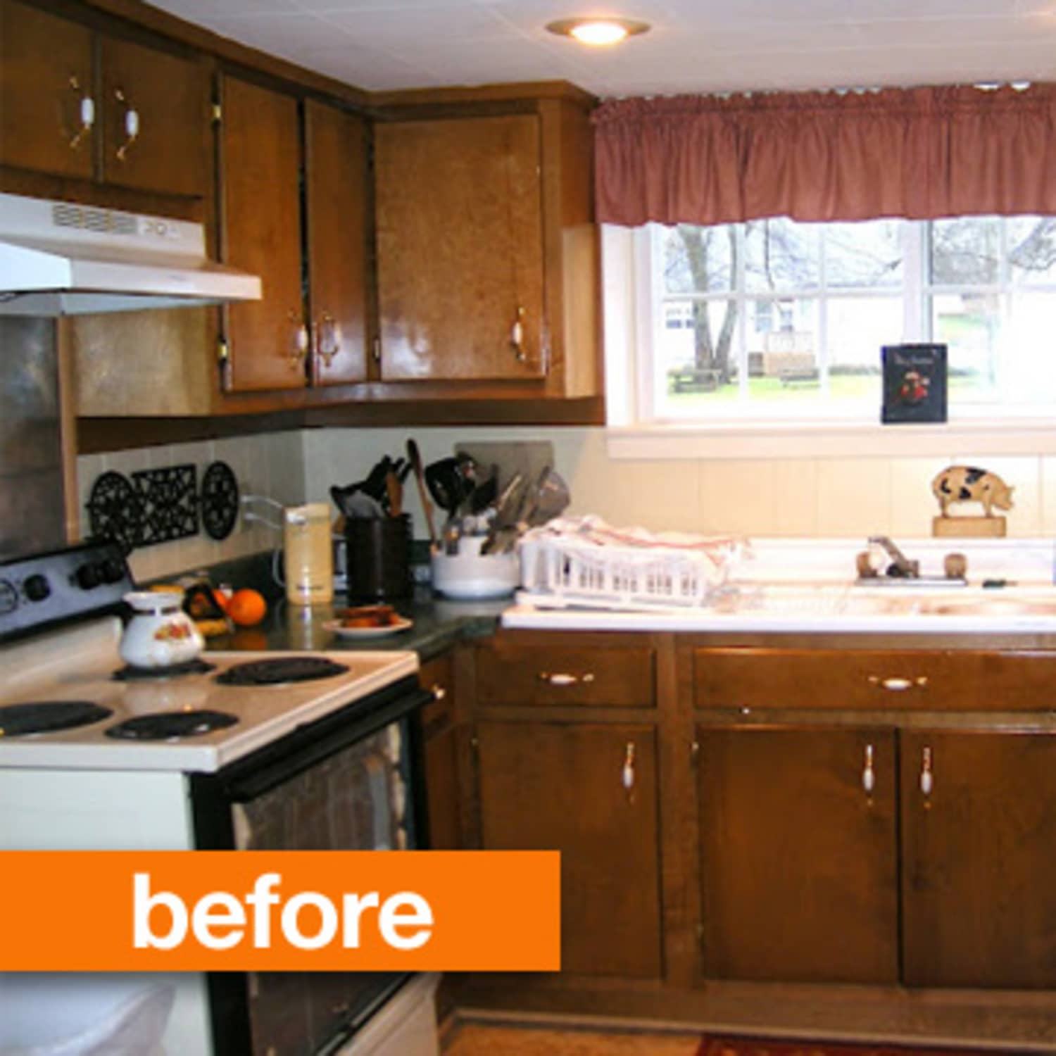Before After A White Washed Kitchen Apartment Therapy