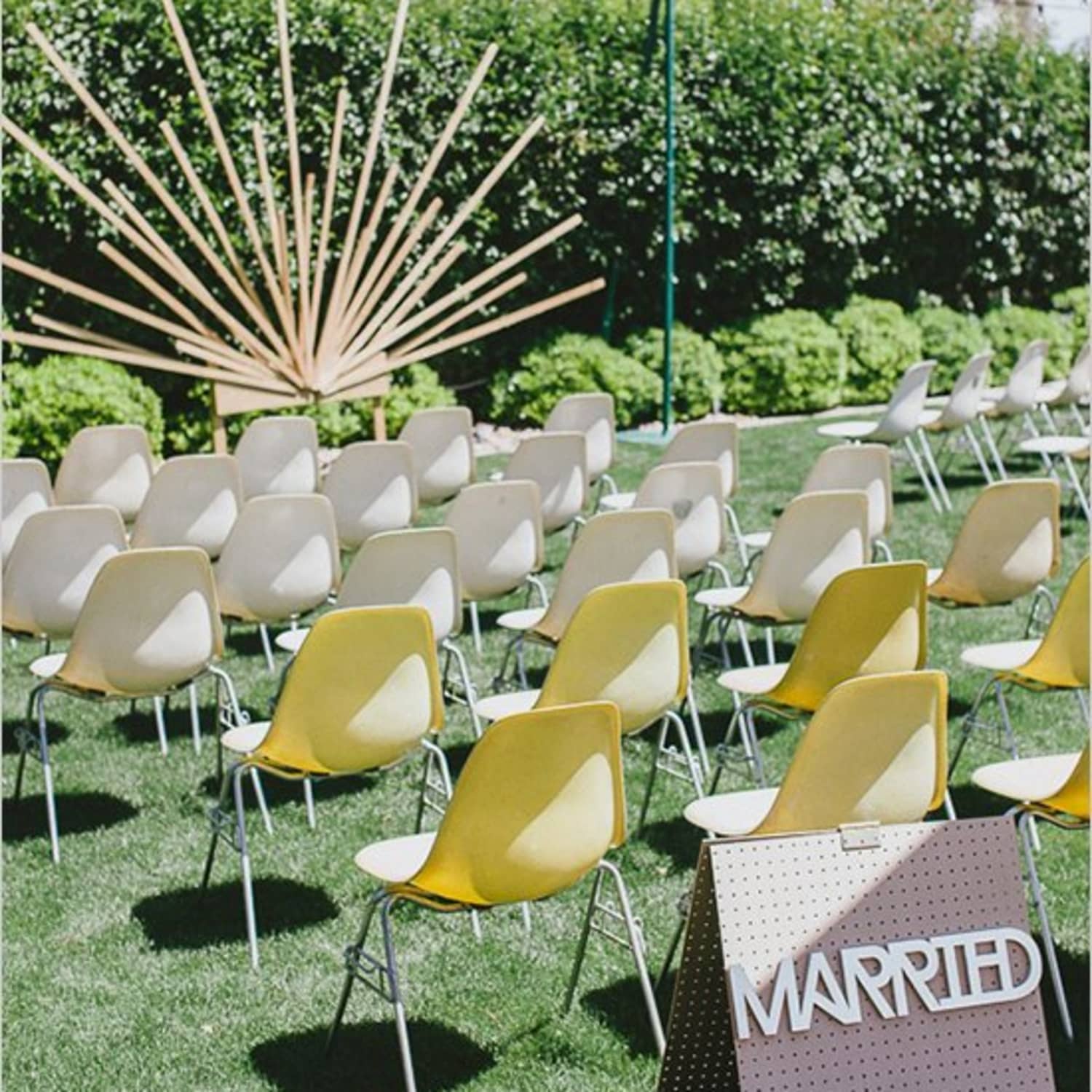 17 Amazing Mid Century Modern Wedding Details Apartment Therapy