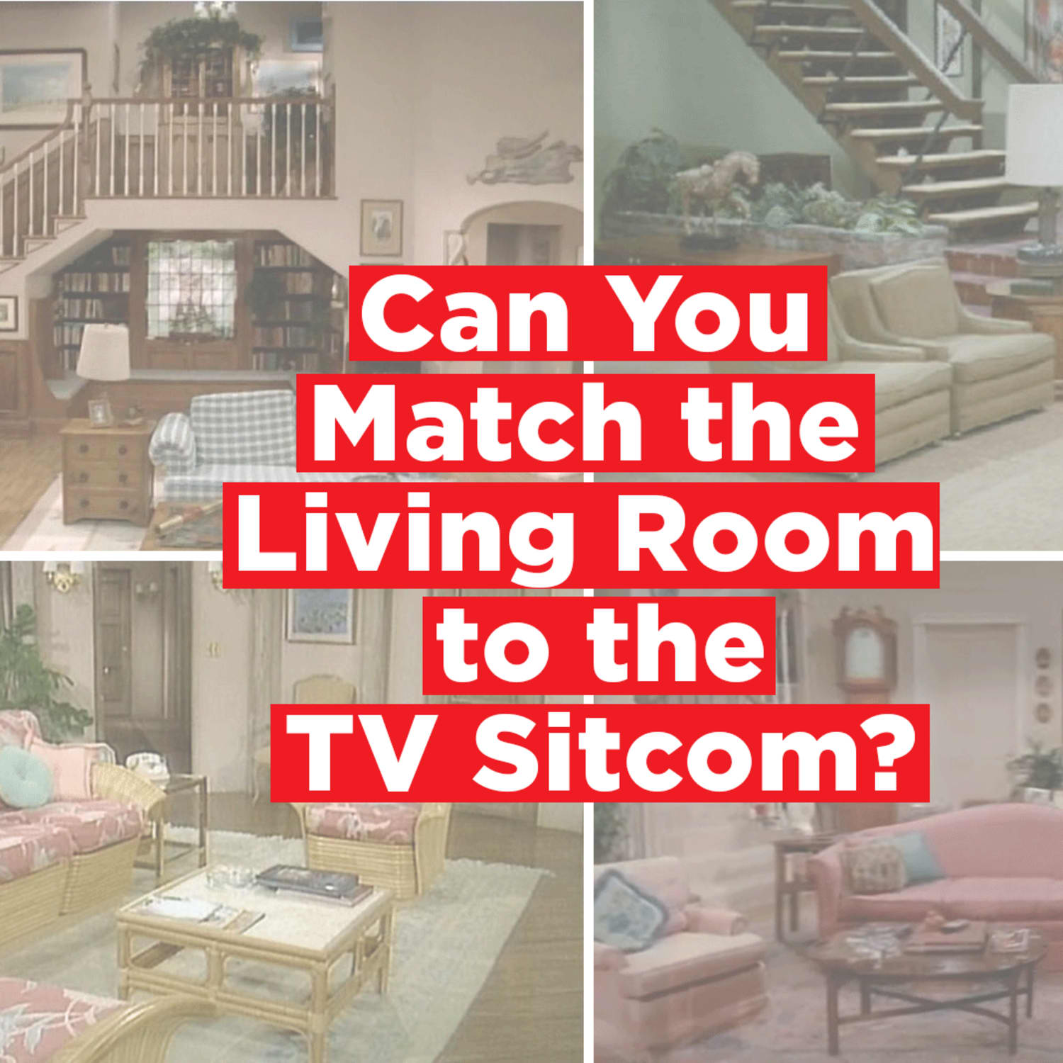 Quiz Match The Famous Living Room To The Tv Sitcom Apartment
