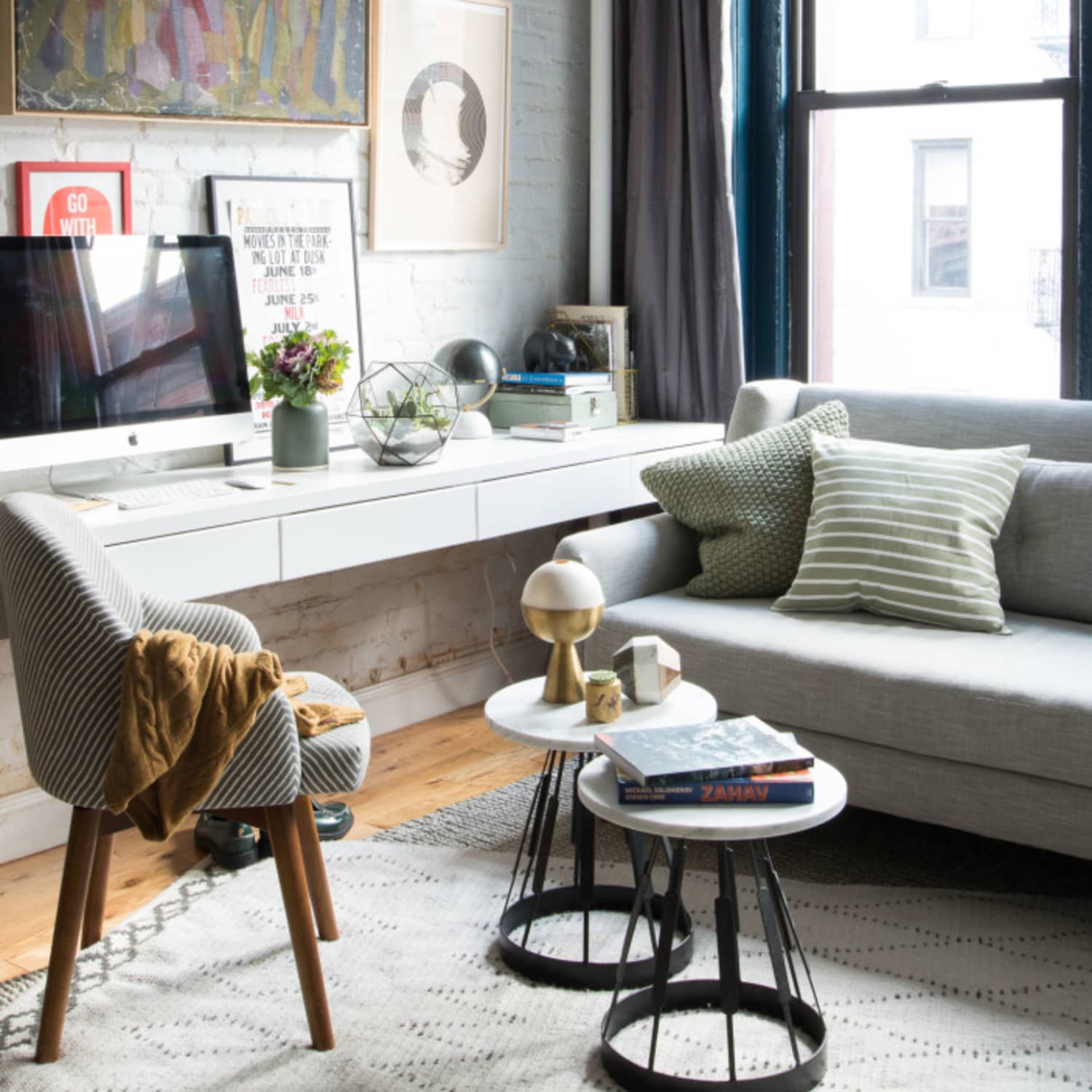 7 Ways To Fit A Workspace Into A Small Space Apartment Therapy