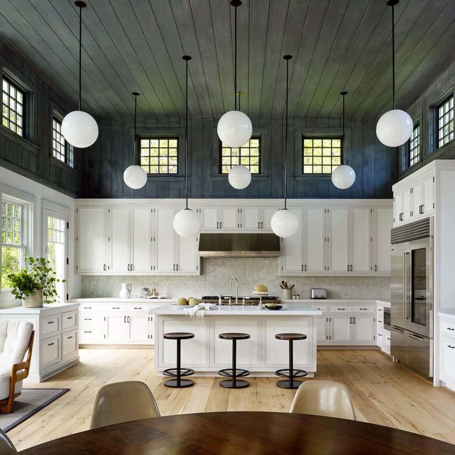 Shiplap Style Planks On The Ceiling Look We Love Apartment Therapy