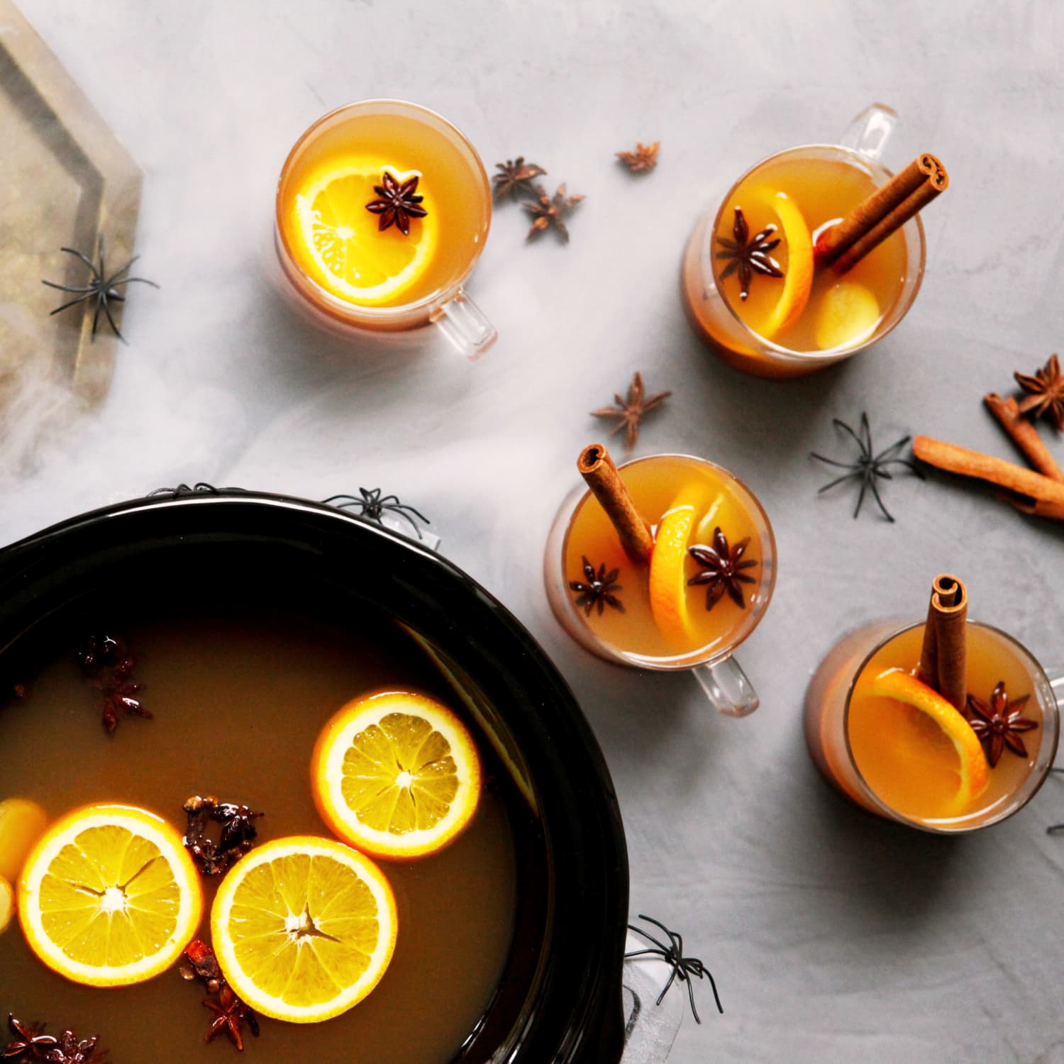 Slow Cooker Spiked Mulled Cider Kitchn These mulled spices make delicious mulled apple cider and mulled wine to serve to family and simmered in apple cider, red wine and even black tea, mulling spices are the perfect way to spice. slow cooker spiked mulled cider