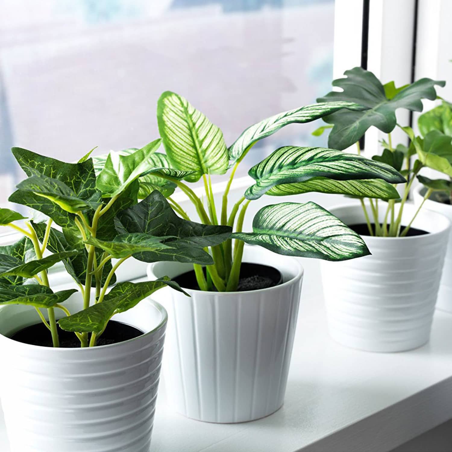 fake potted trees for indoors