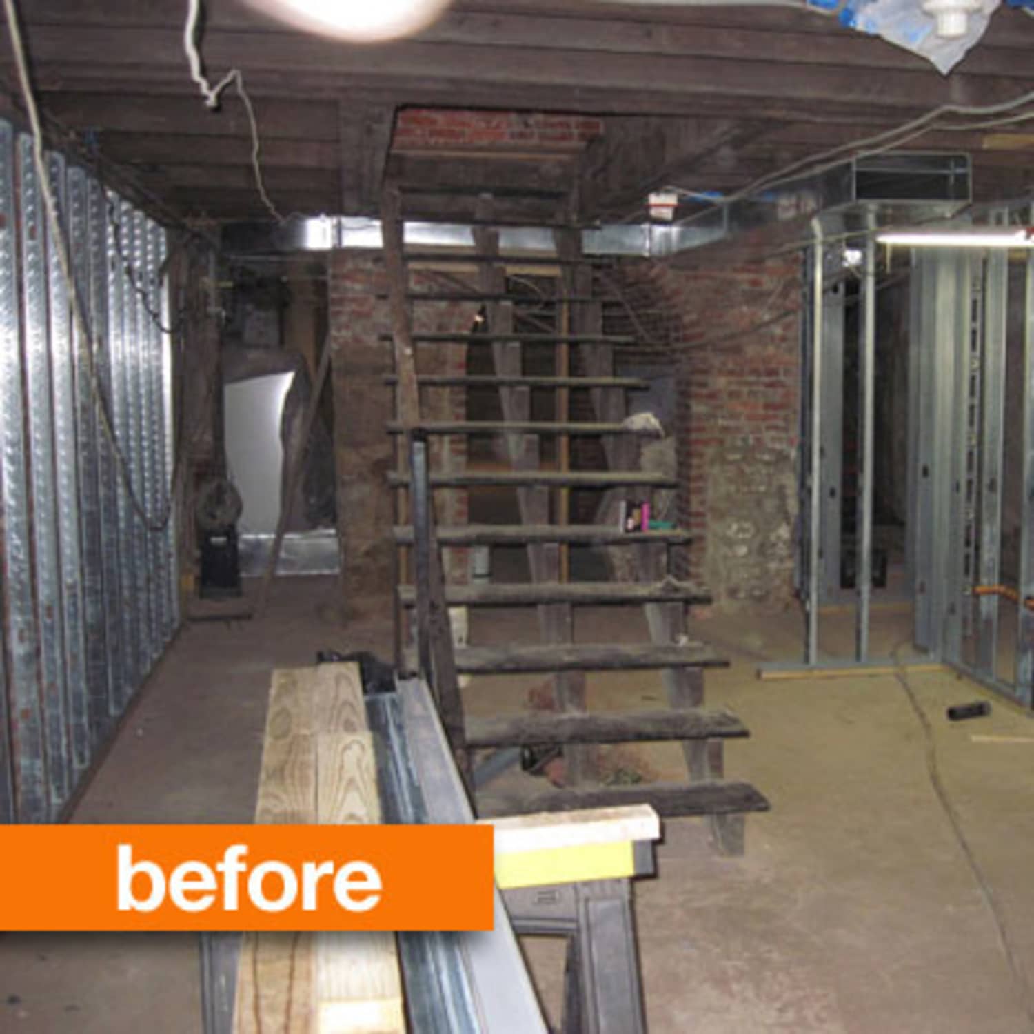 Before After An Art Gallery S Picture Perfect Basement