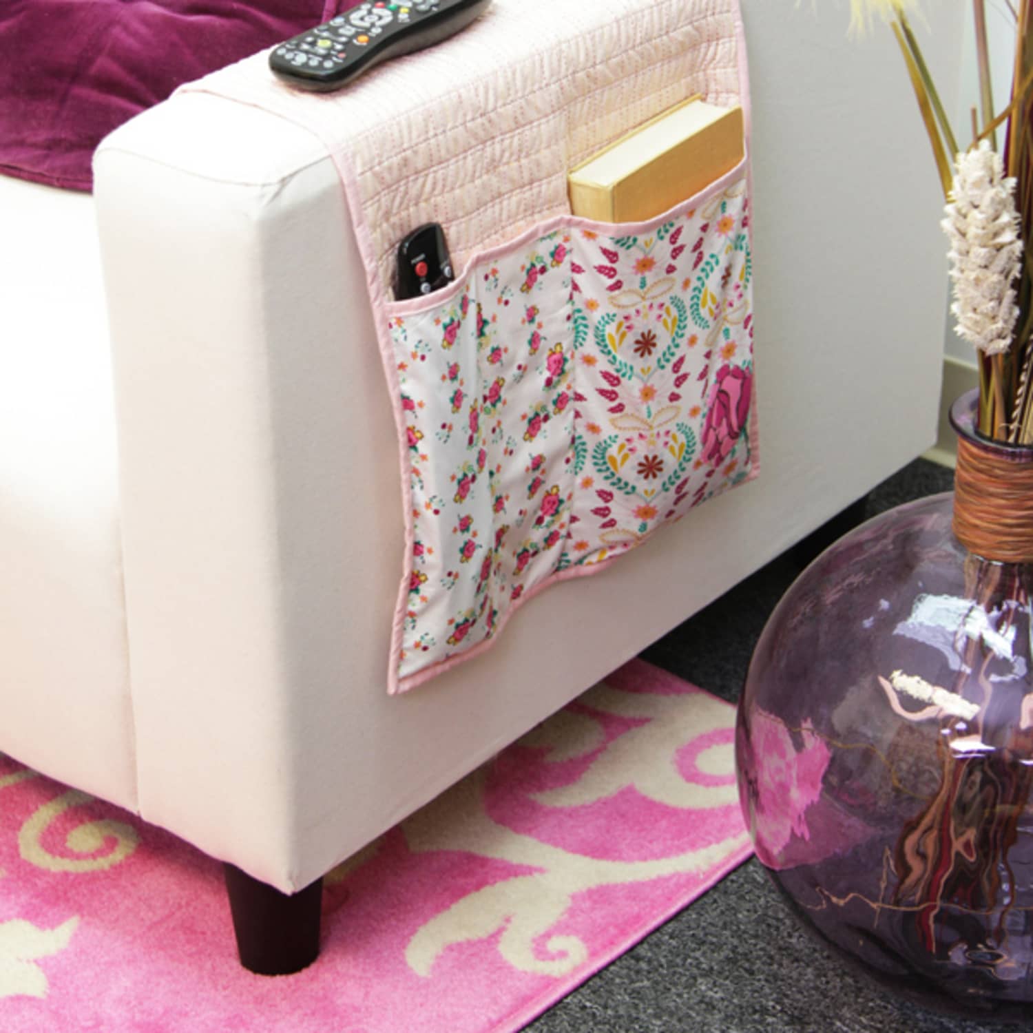 Weekend Diy Sew Your Own Remote Control Caddy Apartment Therapy