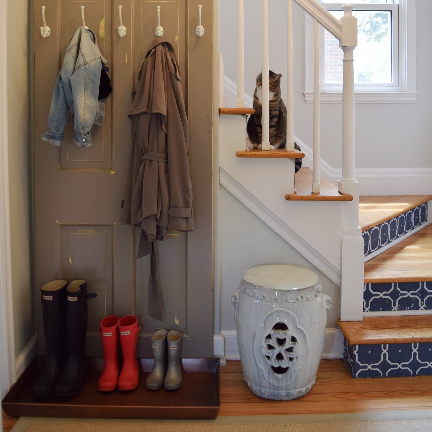 15 Coat Storage Ideas When You Don't Have a Coat Closet