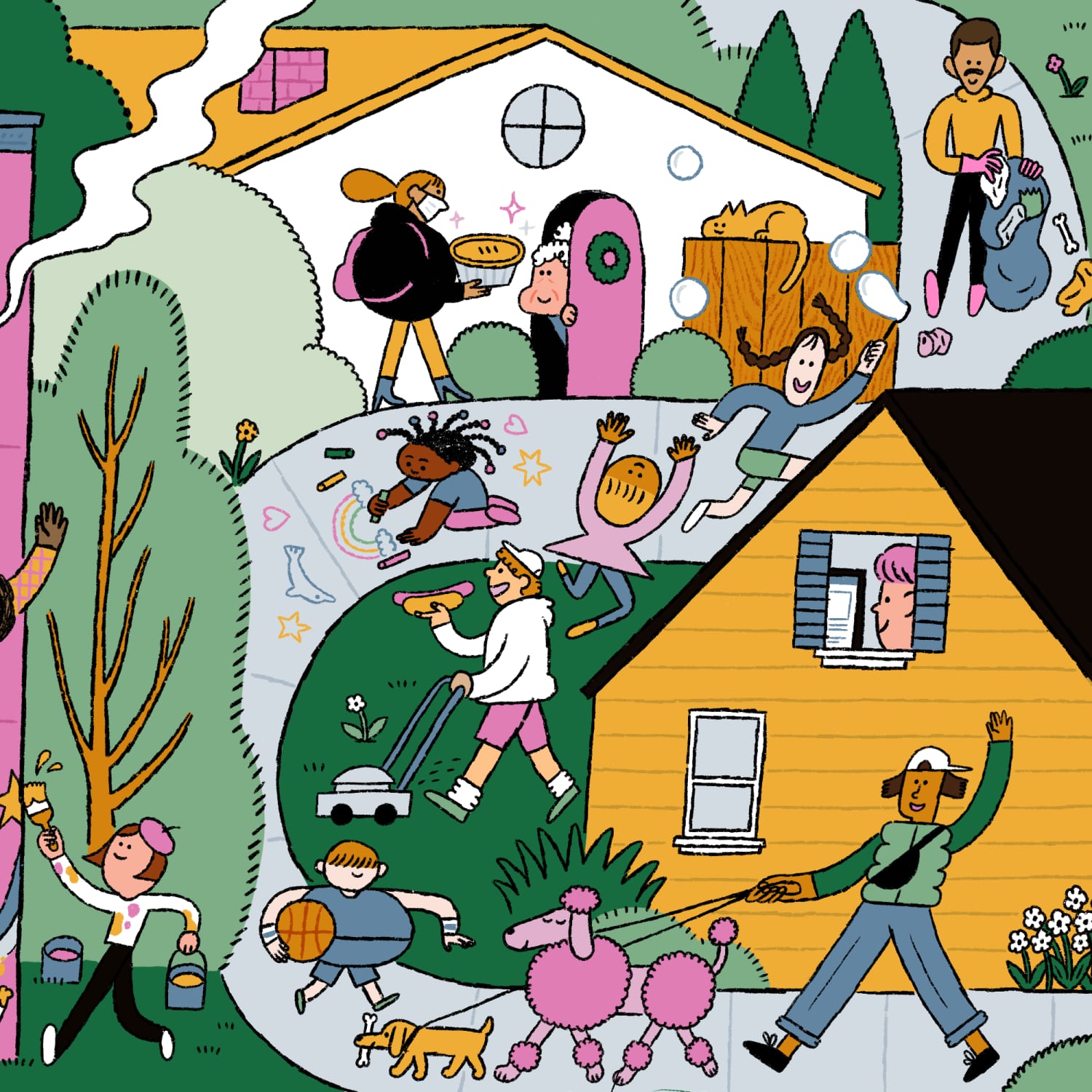 neighbour clipart