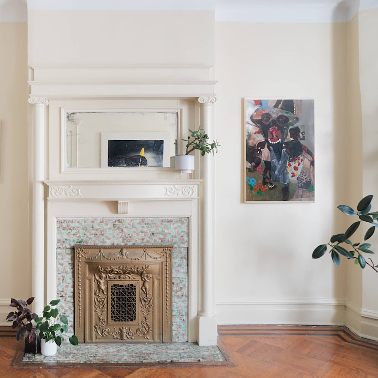 Kylie M Interiors - How to Update your Fireplace - 5 Easy Update Ideas