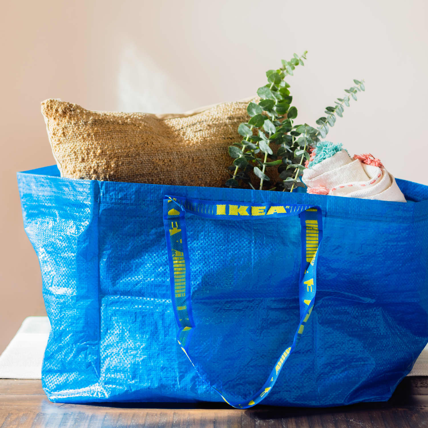 FRAKTA Shopping bag, large, blue, 19 gallon - IKEA