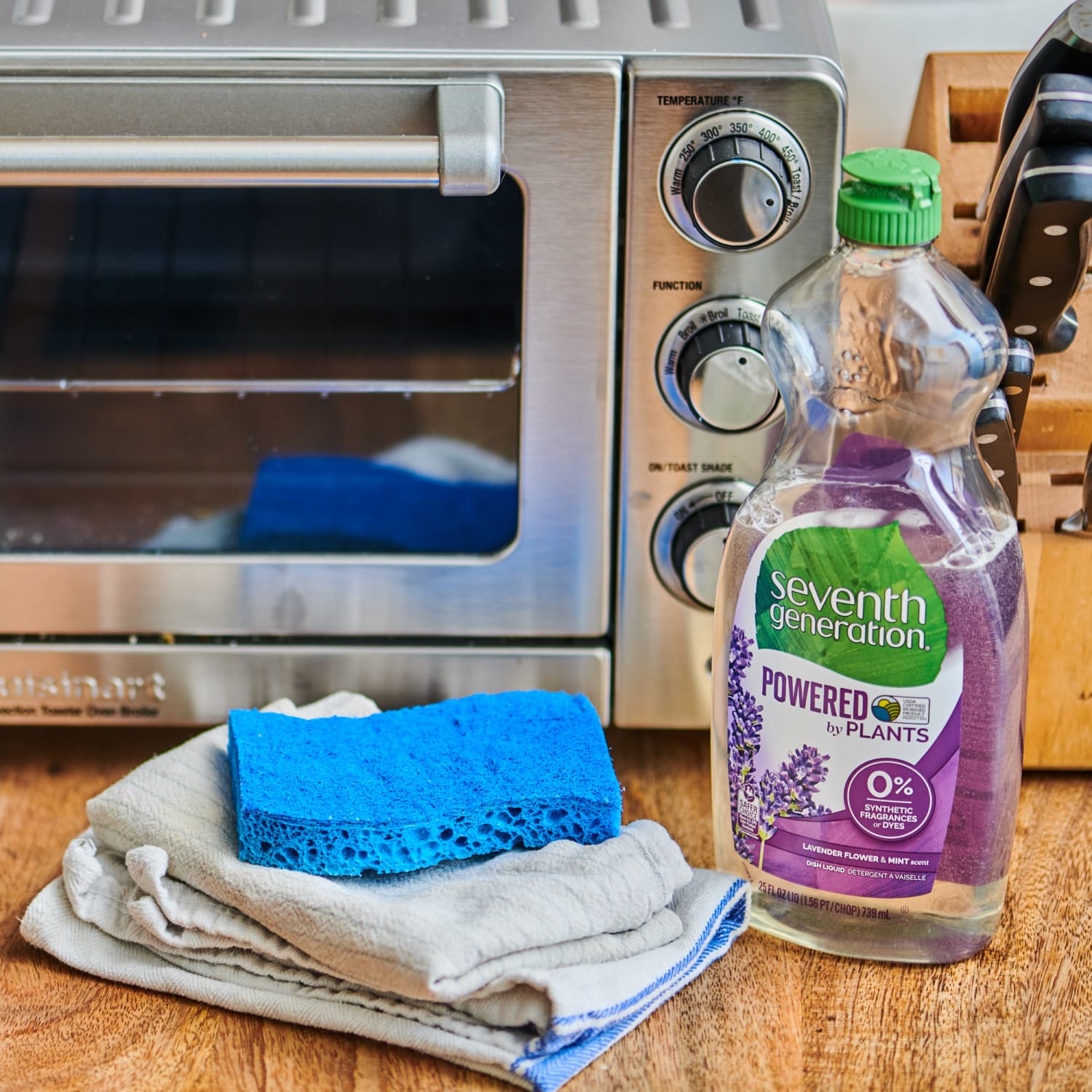 The Grill Daddy cleaning brush uses steam to melt away stuck-on food