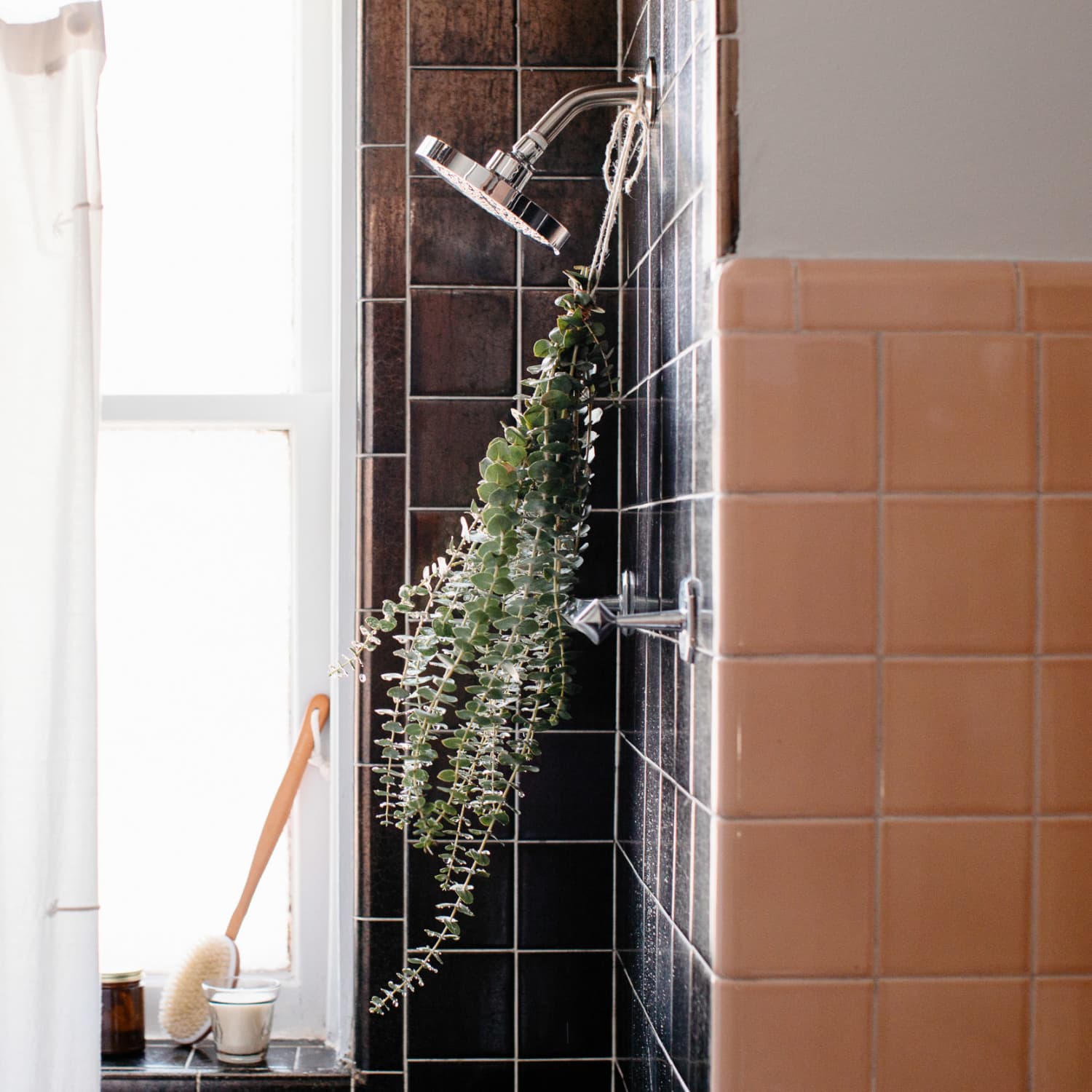 AmazerBath  Over The Toilet Storage Shelf, Rustic Brown