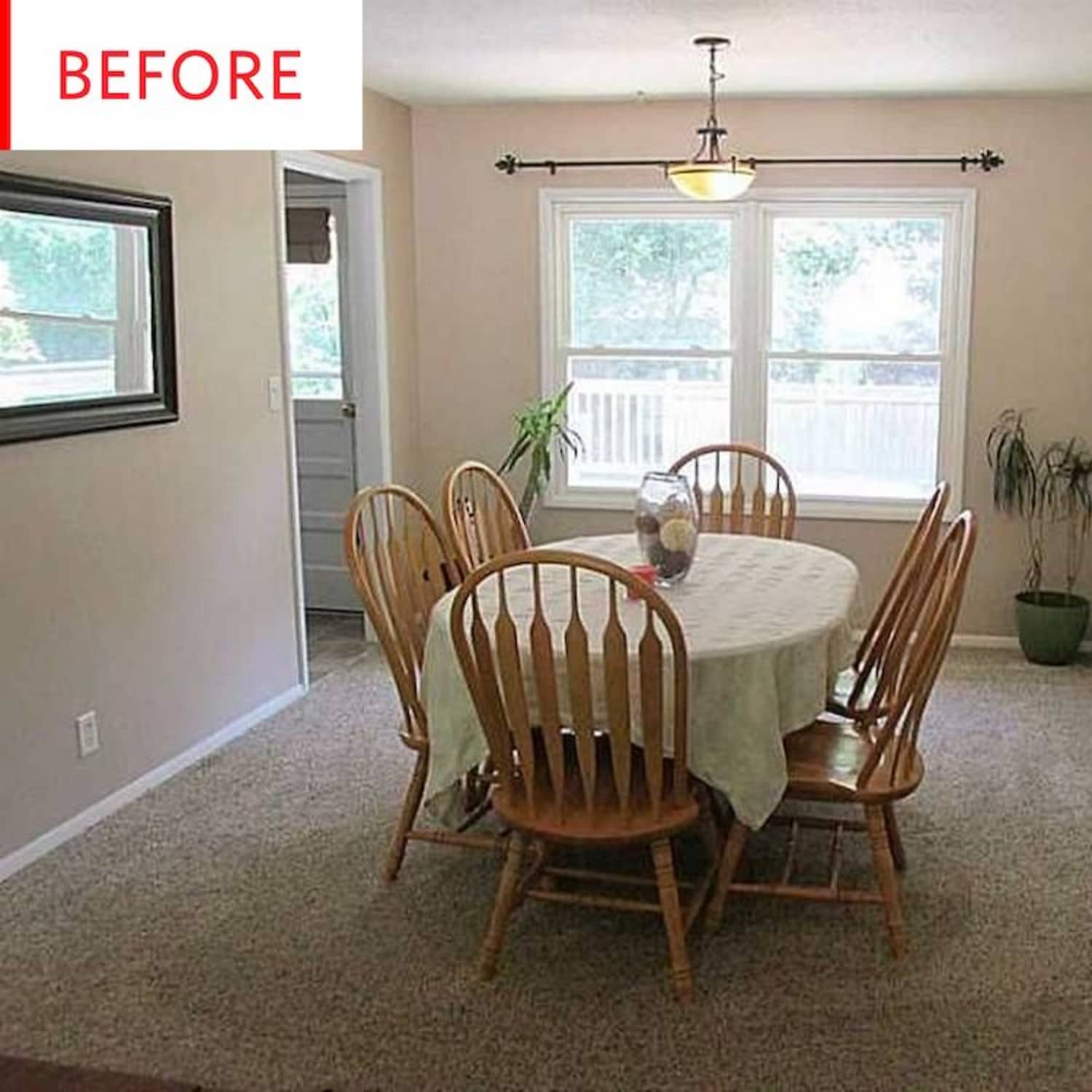 Before After You Won T Believe How Fantastically This Inexpensive Dining Room Refresh Came Together Apartment Therapy