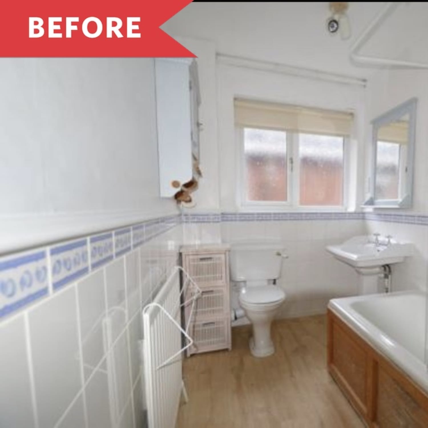 Before And After A Diy Overhaul Made This Old Dirty Bathroom