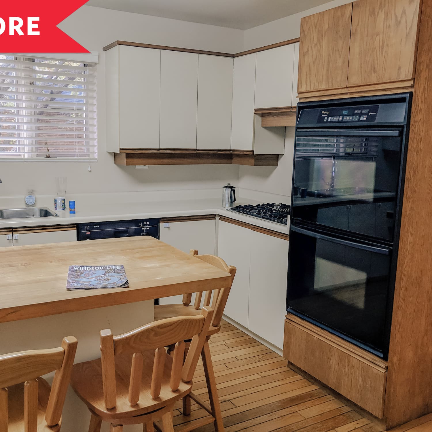 White Kitchen Painted Cabinet Redo - Budget Kitchen Makeover ...