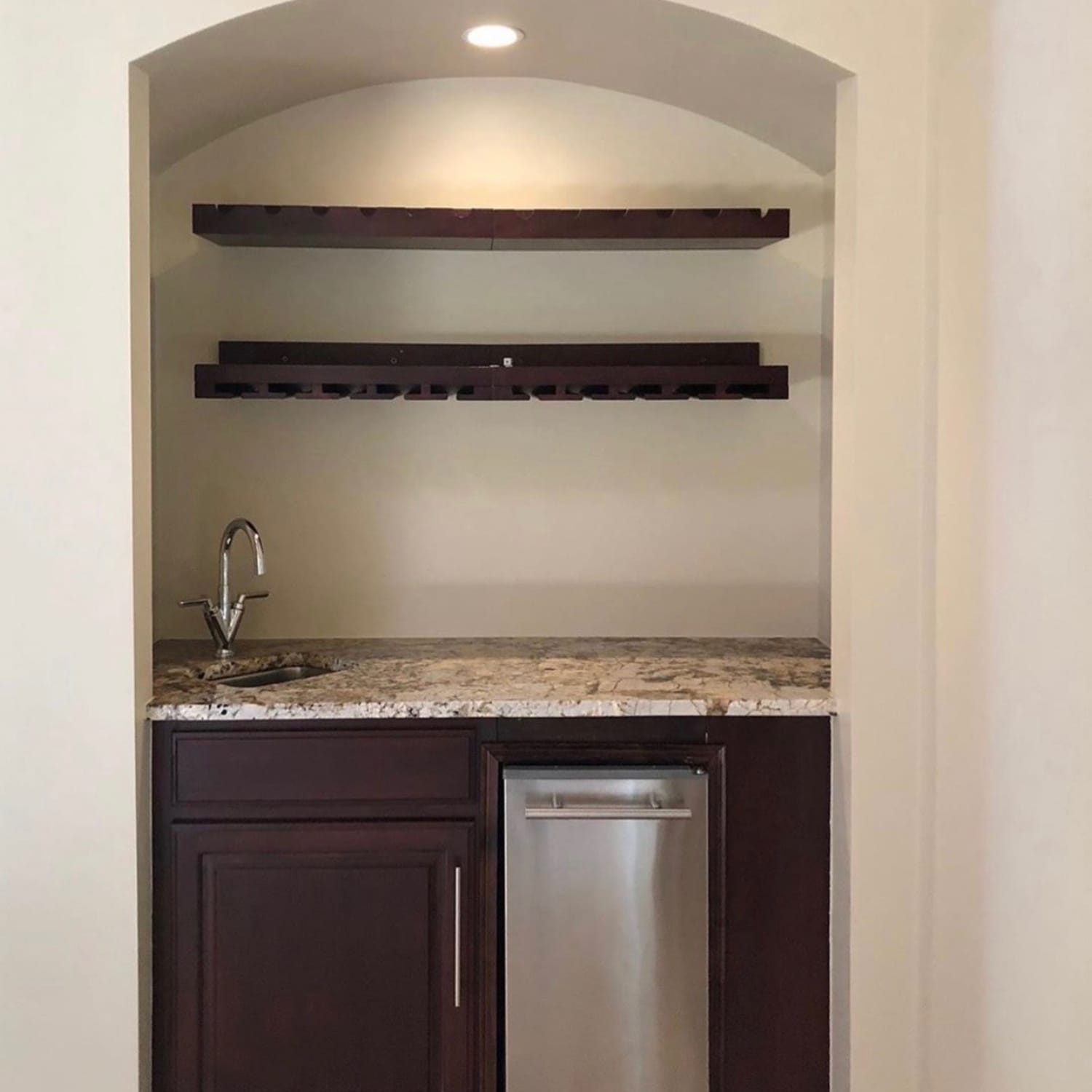 Inexpensive Home Bar Makeover | Apartment Therapy