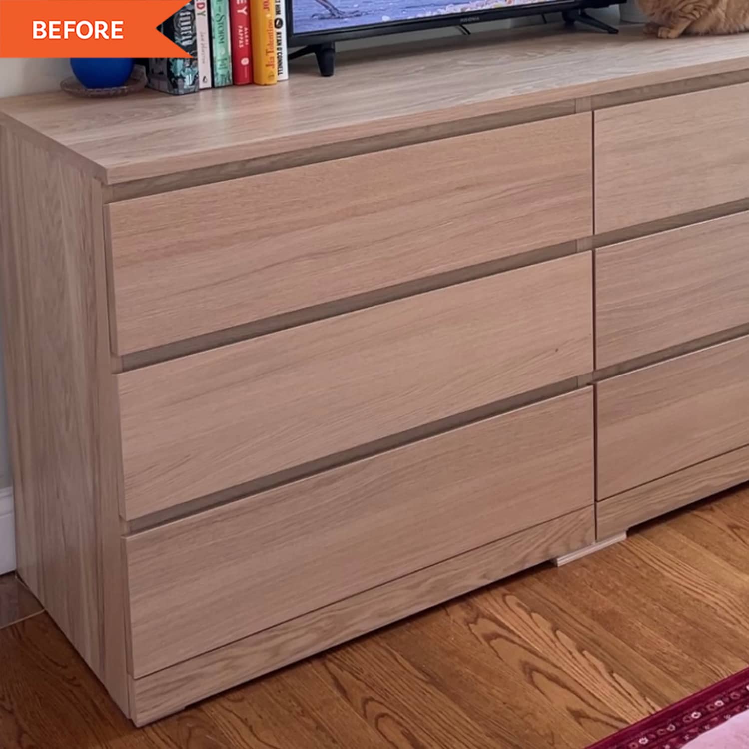 ikea 6 drawer dresser brown 6 Drawer Dresser with inset drawers and flat panel sides x6320a