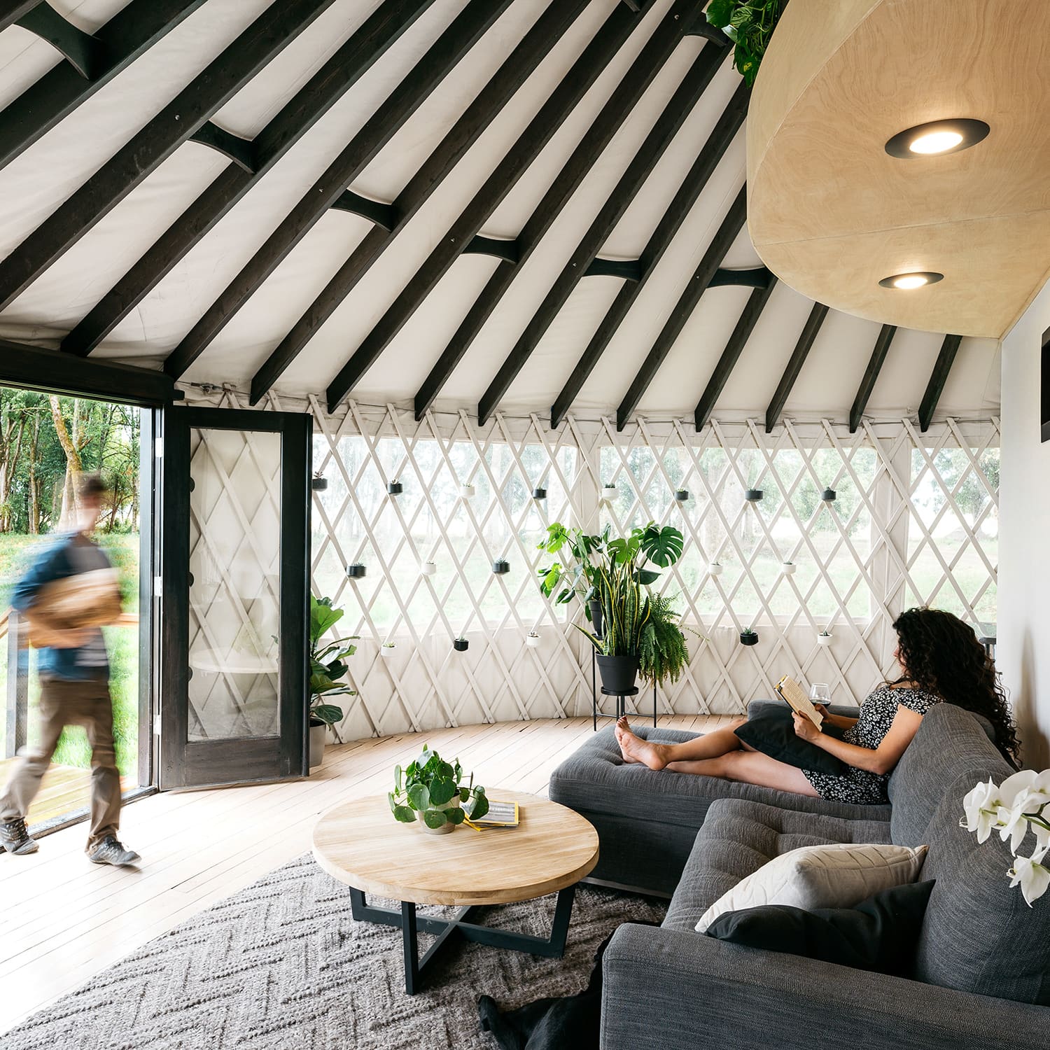 Modern Hand Built Yurt Portland Apartment Therapy
