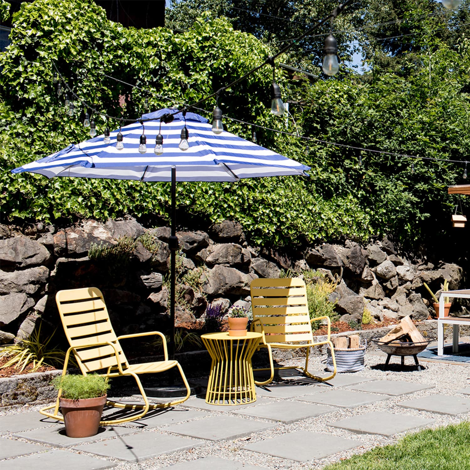 The Home Depot's Solar Light Patio Umbrella Is on Major Sale
