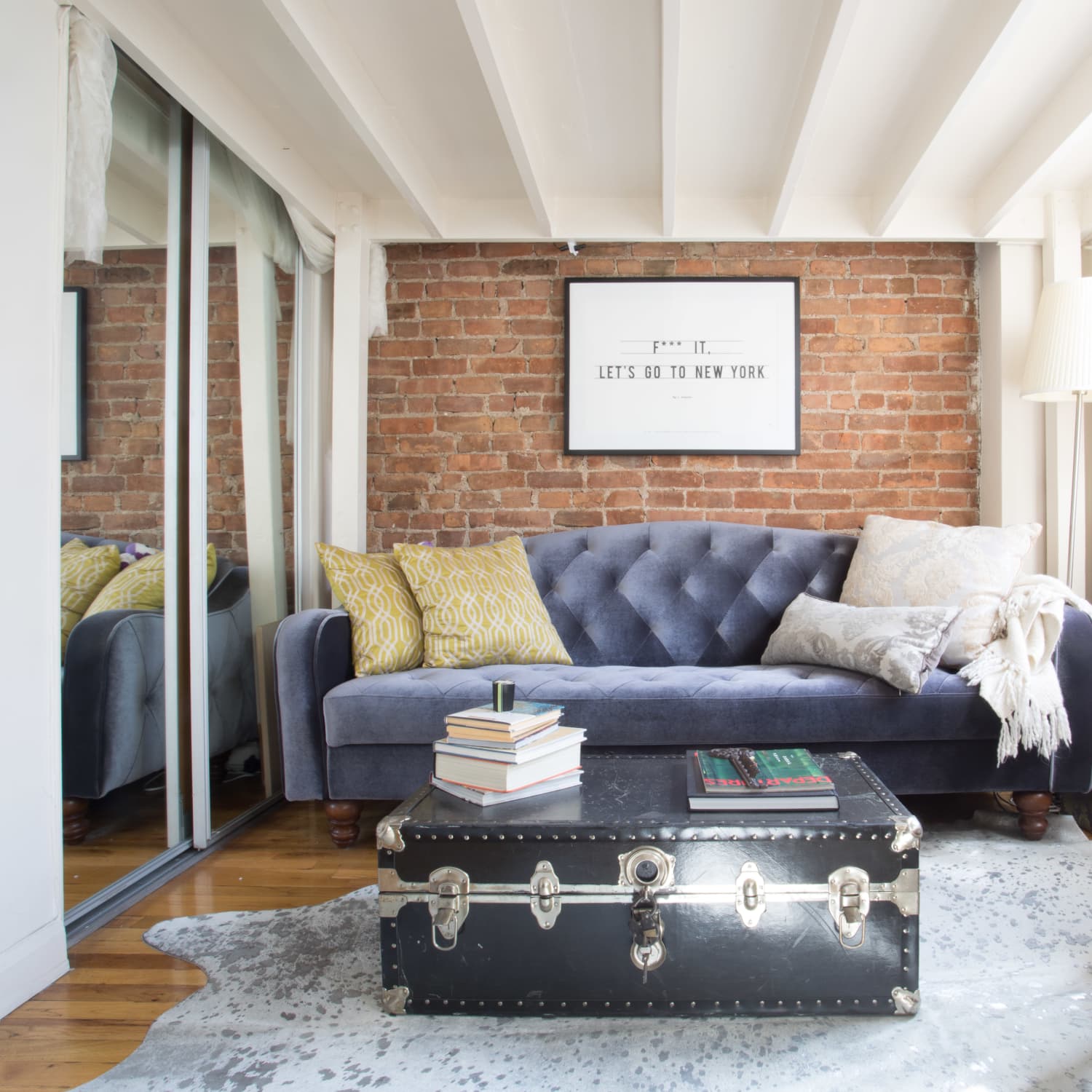 Budget DIY Room Decor Using Drop Cloth | Apartment Therapy