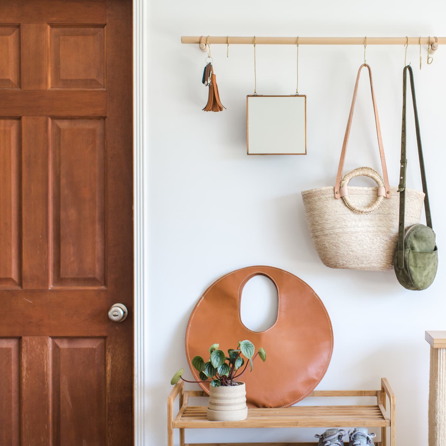 Small Entryway Makeover with IKEA Shoe Storage Hack